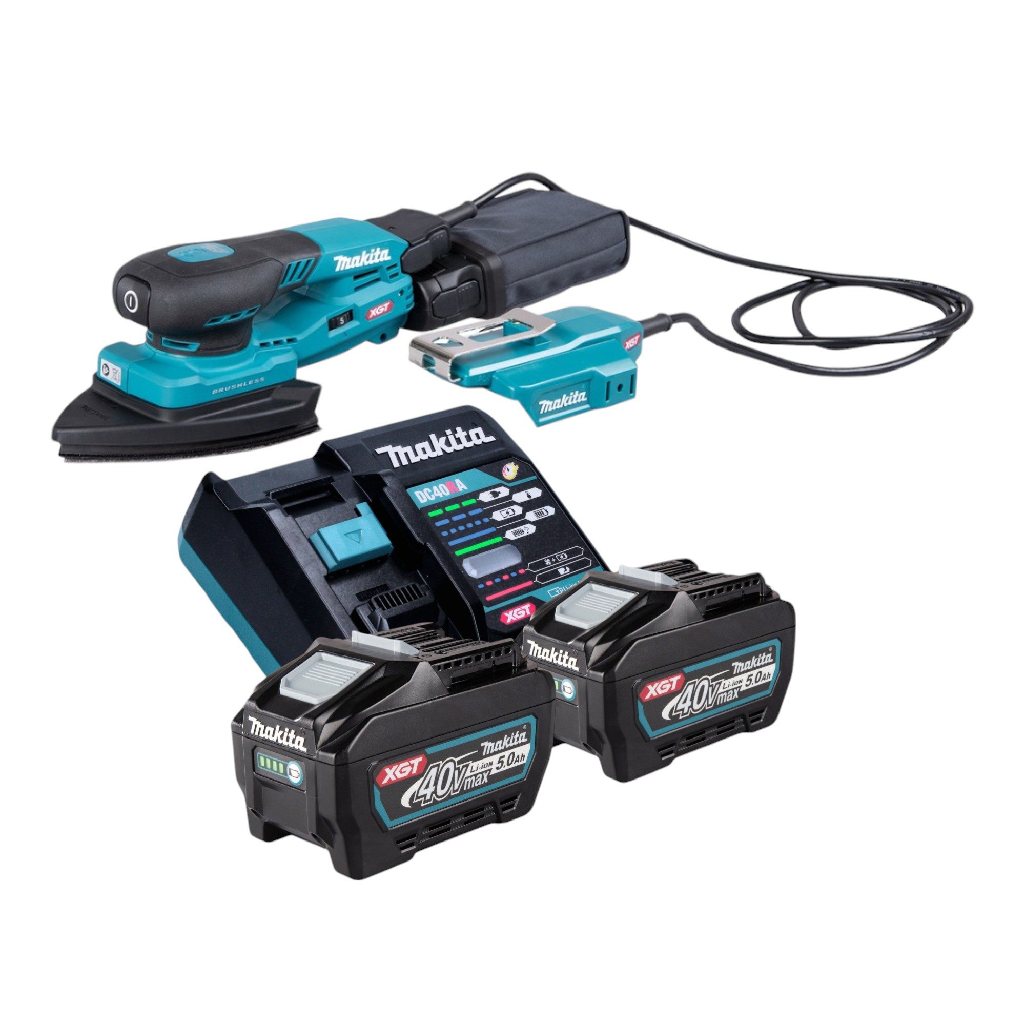 Makita Deltaschleifer BO 006 CGT201 Akku 40 V max. 100 x 150 mm 3,0 mm Hub Brushless