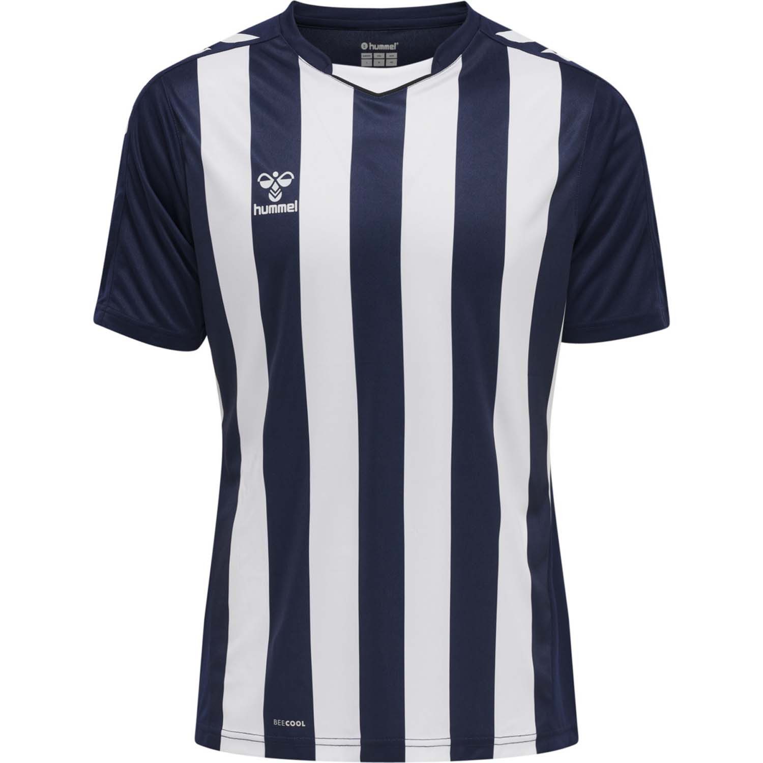 hummel Fußballtrikot Hummel Herren Trikot Core Striped XK Polo Jersey S/S 211458