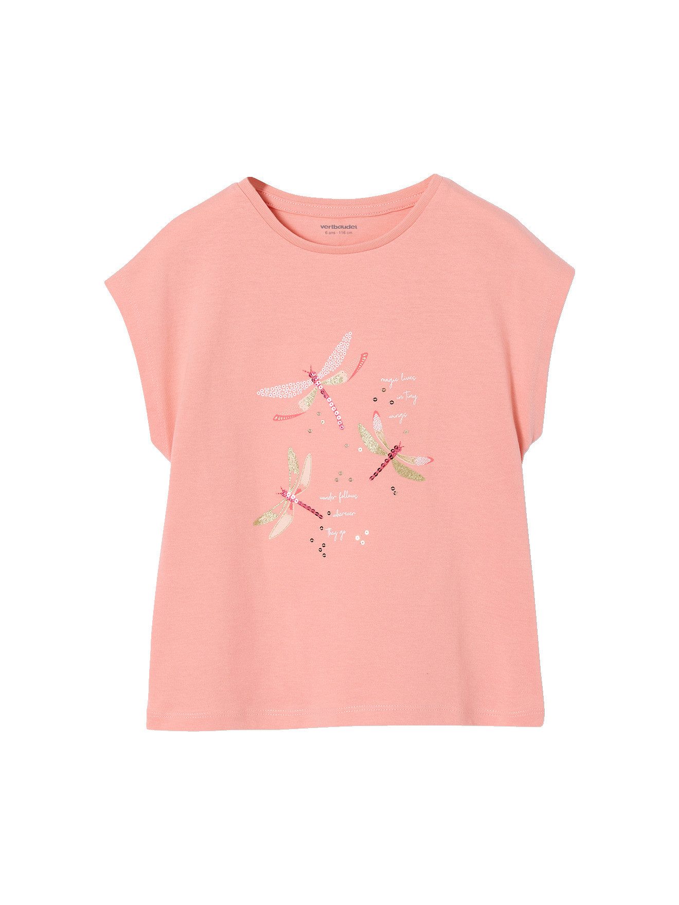Kurzarmshirt Mädchen T-Shirt mit Tierprint