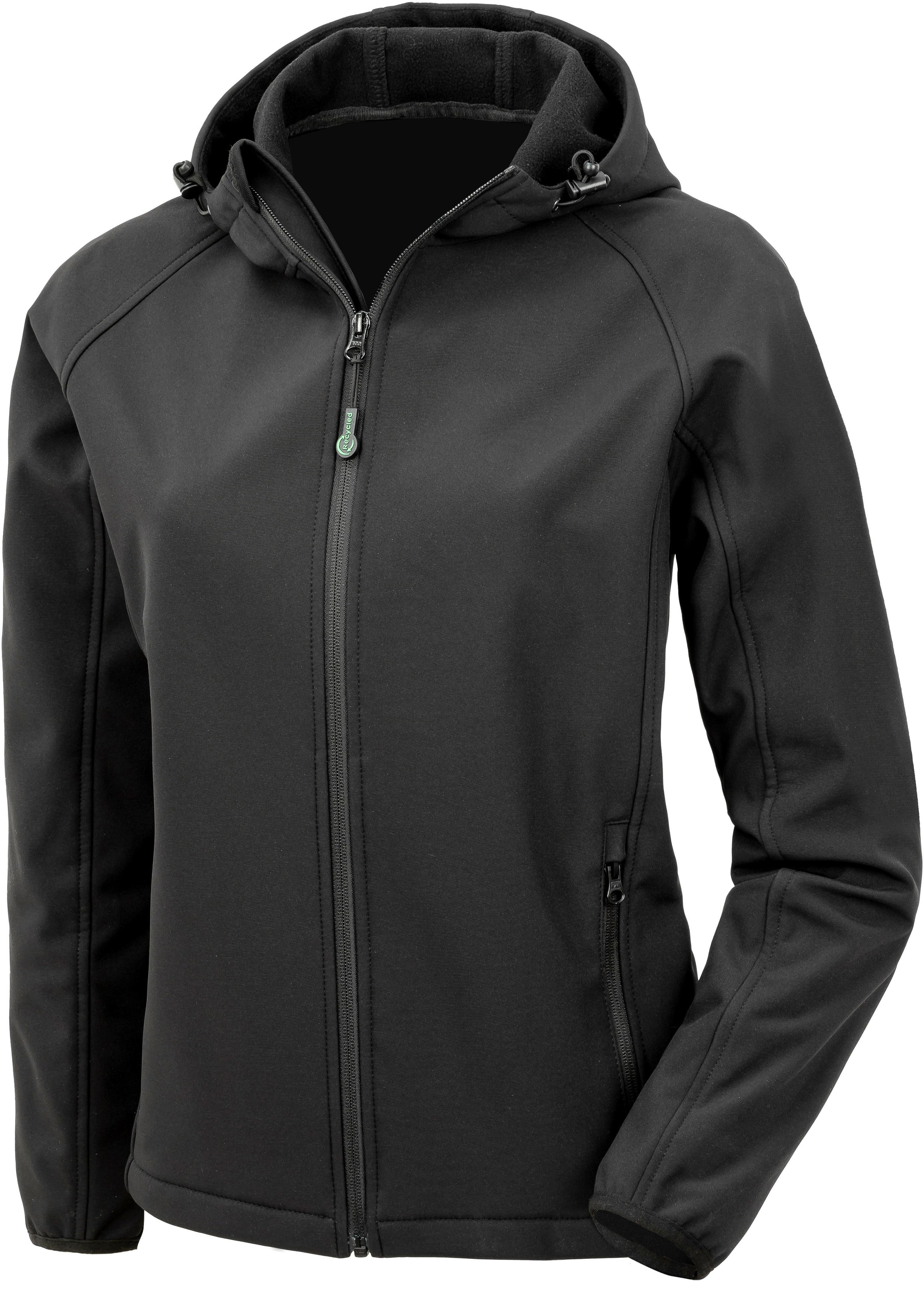 Outdoorjacke Women´s Recycled 3-Layer Printable Hooded Softshell Jacket