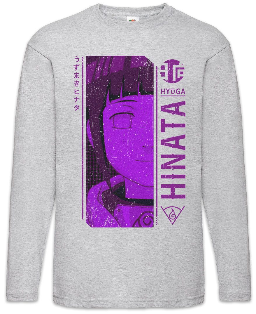 Langarmshirt Hinata Langarm T-Shirt Shinobi System Naruto Dattebayo Sakura Haruno