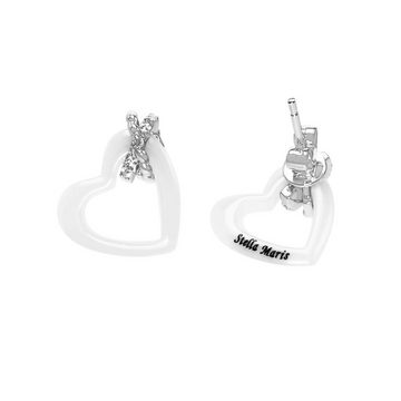 Stella Maris Collier-Set Eindrucksvolle Ohrringe mit 2 Diamanten