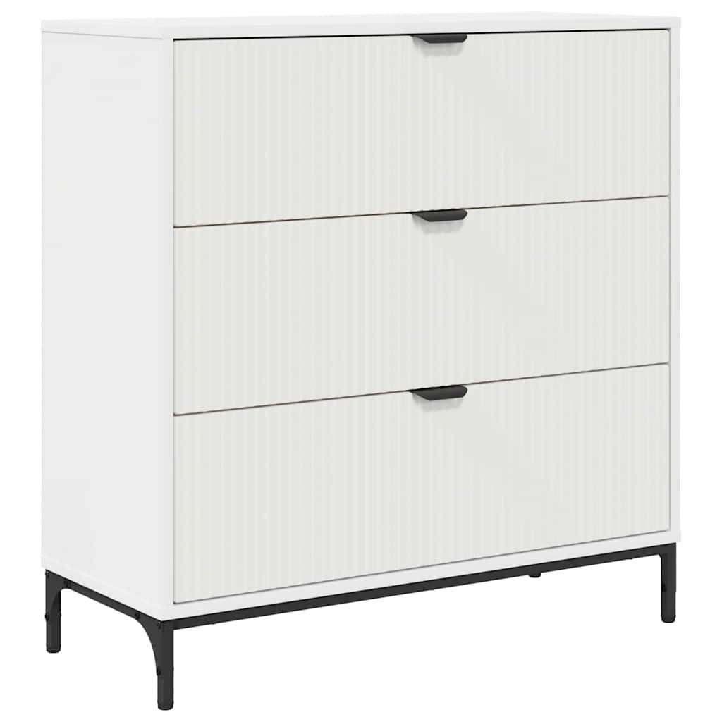 vidaXL Sideboard Sideboard mit Schubladen Weiß günstig online kaufen