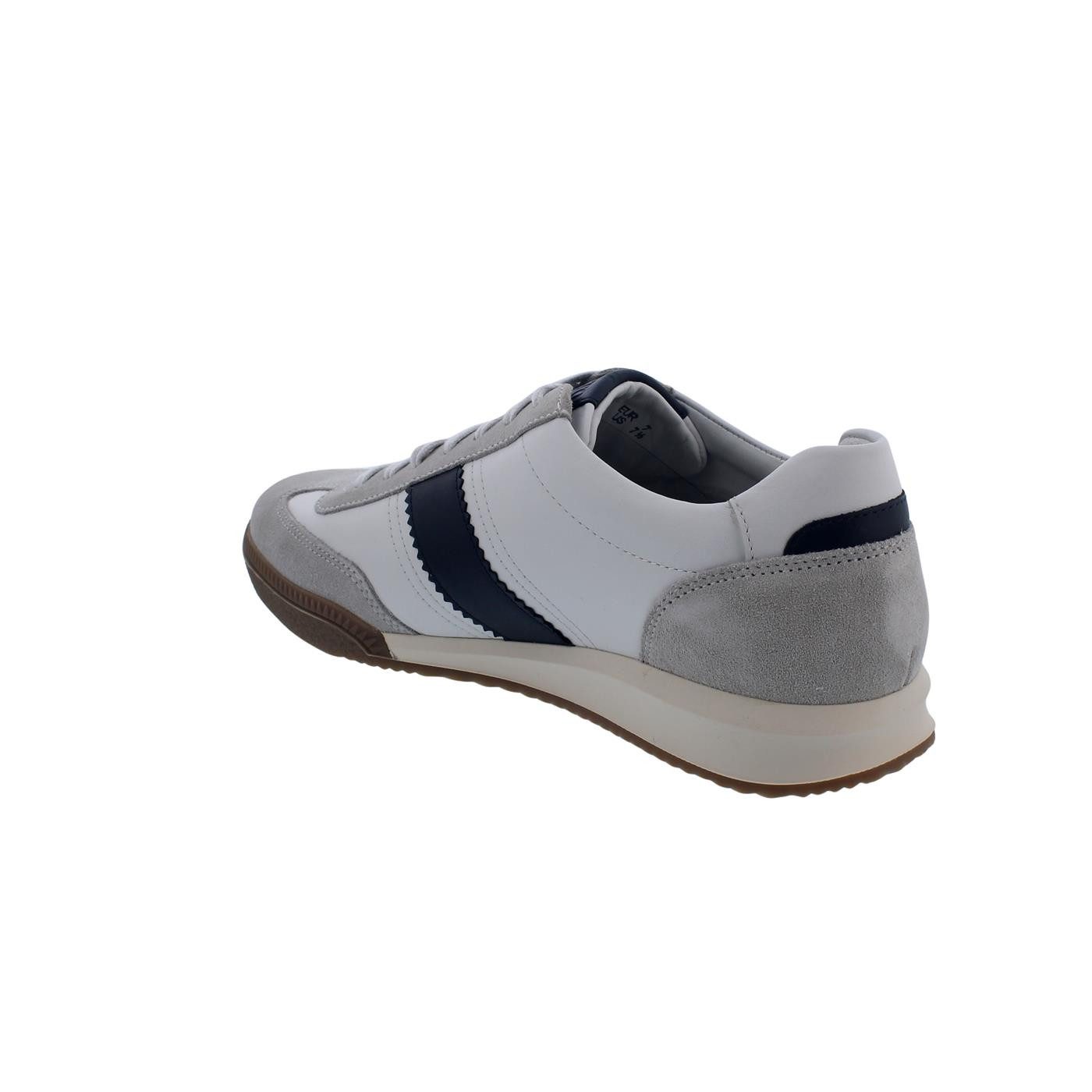 Mephisto Mephisto Elyo Sneaker, Velours- / Glattleder kombi., hellgrau weiß bla Schnürschuh