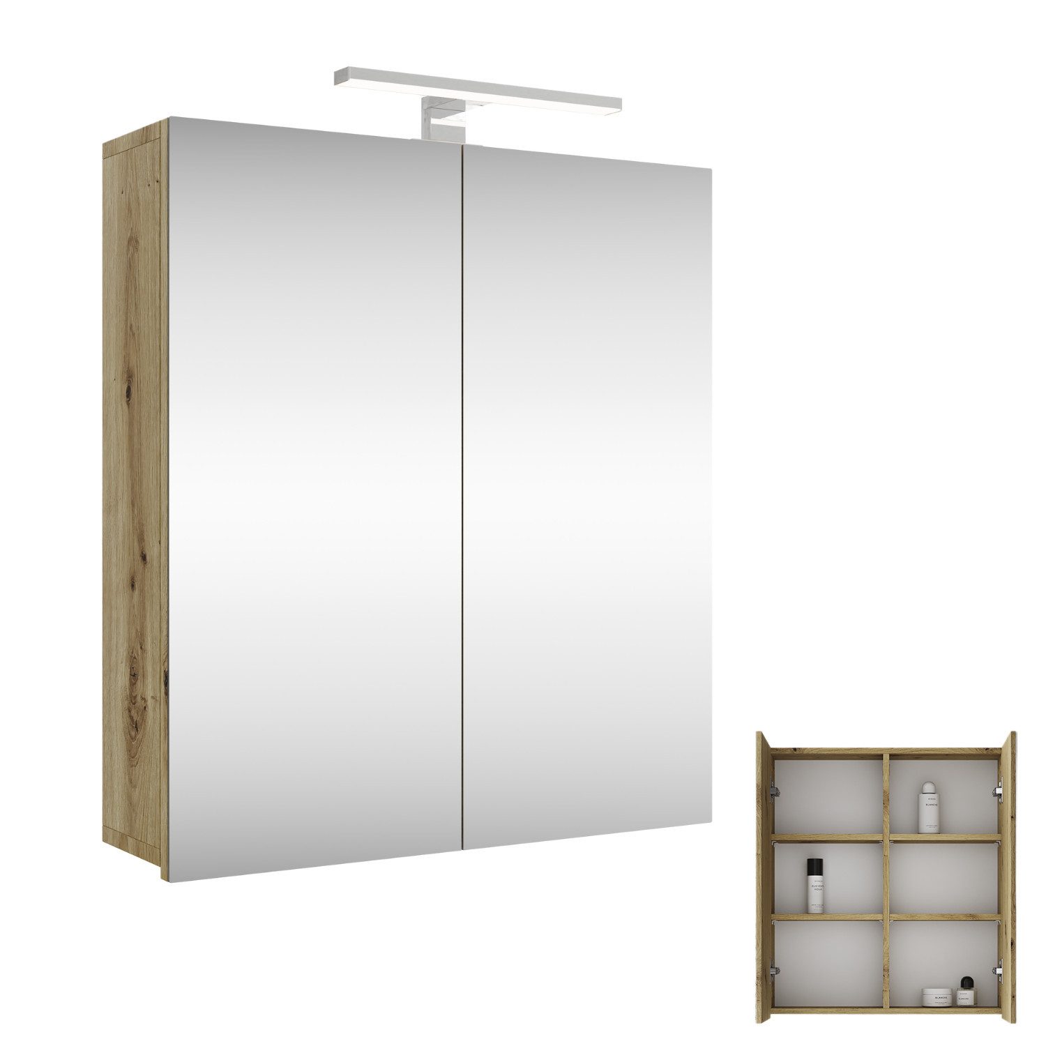 Planetmöbel Badezimmerspiegelschrank Spiegelschrank Merkur (Spiegelschrank günstig online kaufen
