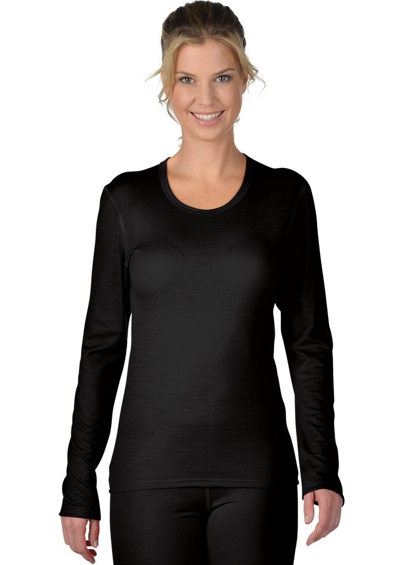 Trigema Longsleeve TRIGEMA Sportshirt aus Merinowolle günstig online kaufen
