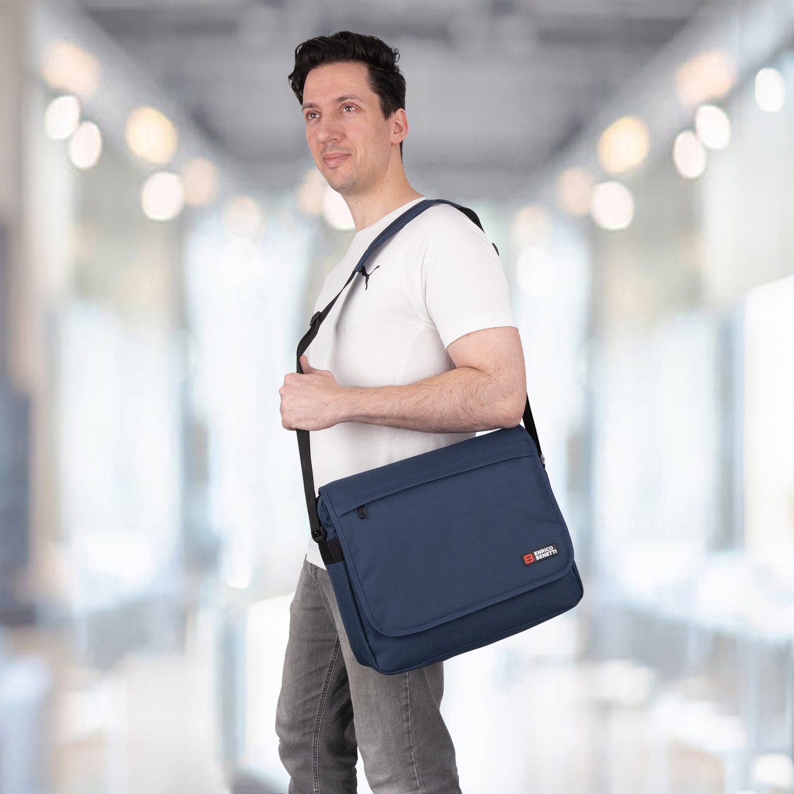 EAAKIE Umhängetasche Enrico Benetti Arbeitstasche Umhängetasche Messenger Herrentasche, als Schultertasche, Umhängetasche tragbar – Bild 3 von 5