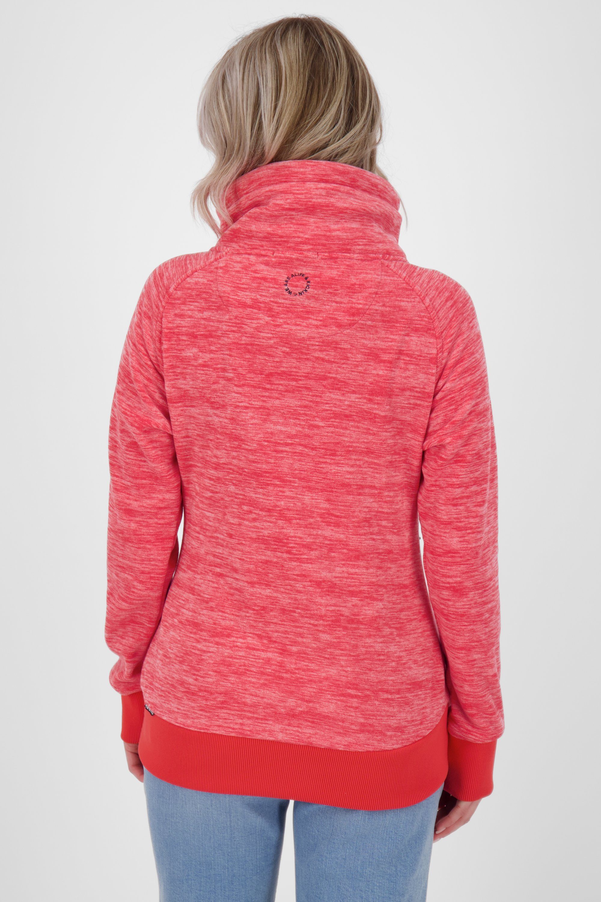 & Kapuzensweatjacke Alife MerritAK Kickin F Kapuzensweatjacke, Sweatjacket Sweatjacke coral Damen melange