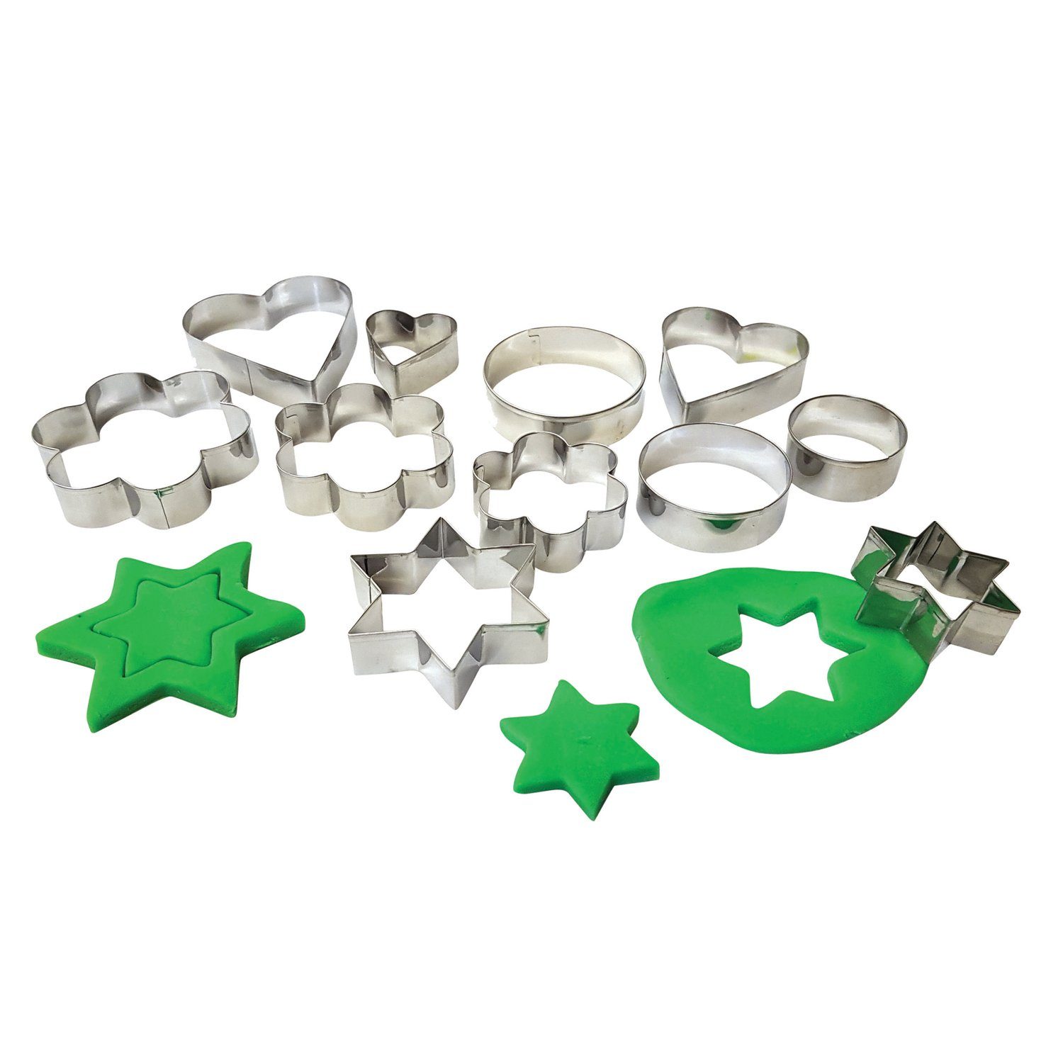 Set EDUPLAY Experimentierkasten 12er Metall-Ausstecher