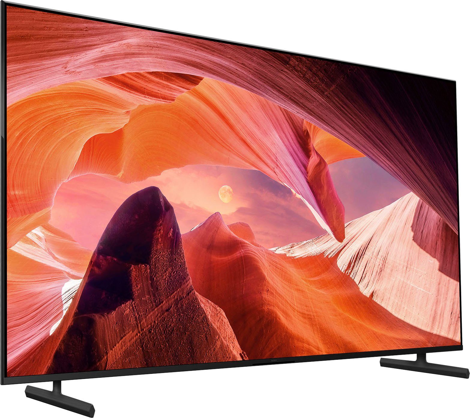 Smart-TV, Sony 4K Google LED-Fernseher KD-85X80L 2.1, Triluminos X1-Prozessor, CORE, TV, (215 Pro, Gaming-Menü) HDMI HDR, Ultra cm/85 Zoll, BRAVIA HD,