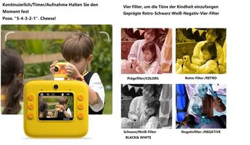 DTC GmbH Kinder-Polaroidkamera ( Niedliches Rosa) Kinderkamera