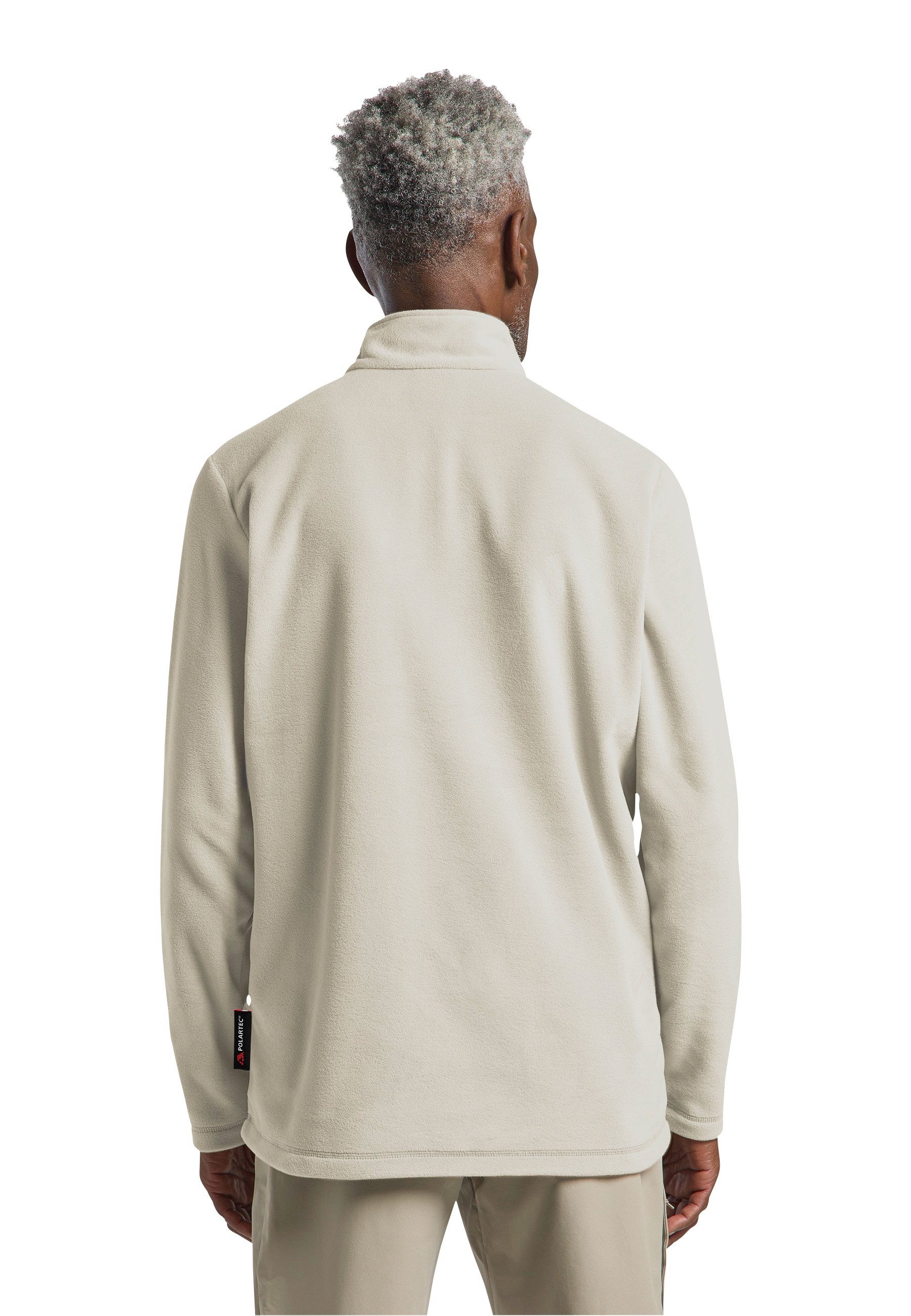 Jack Wolfskin Fleecepullover TAUNUS HZ M für Wandern und Trekking, mit Stehkragen, mit halbem Reißverschluss