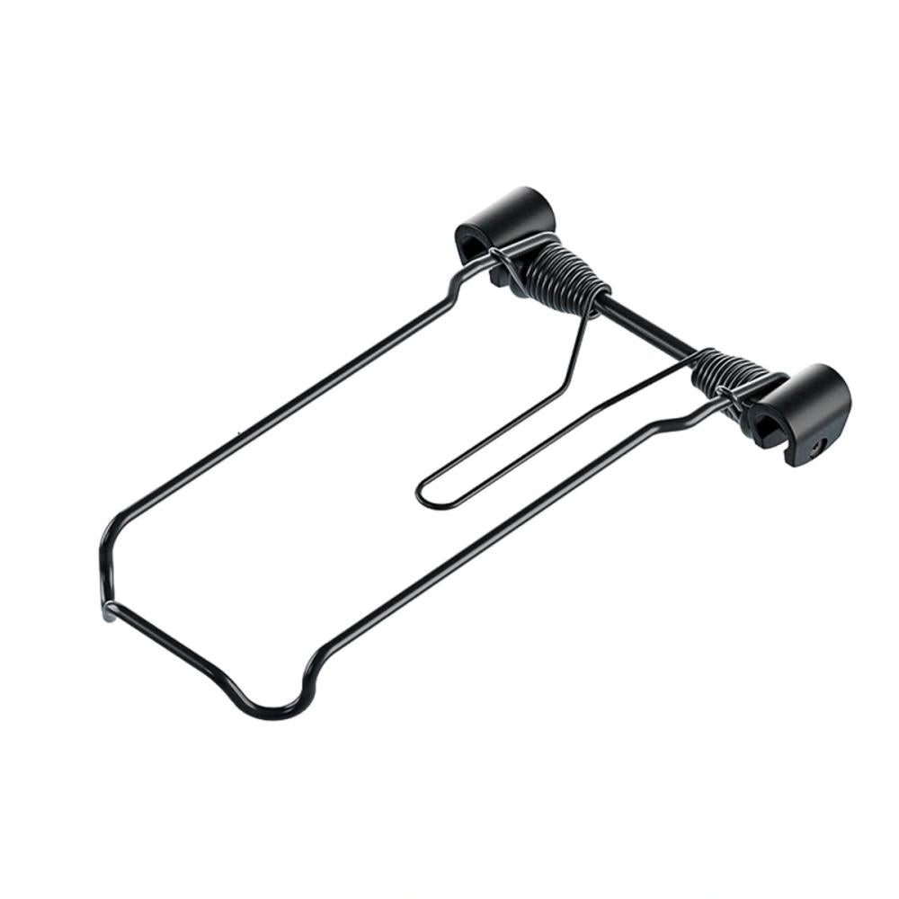 racktime Fahrrad-Gepäckträger Racktime Federklappe Clampit 2.0 schwarz, Clip 14 mm, 100 mm breit, pa