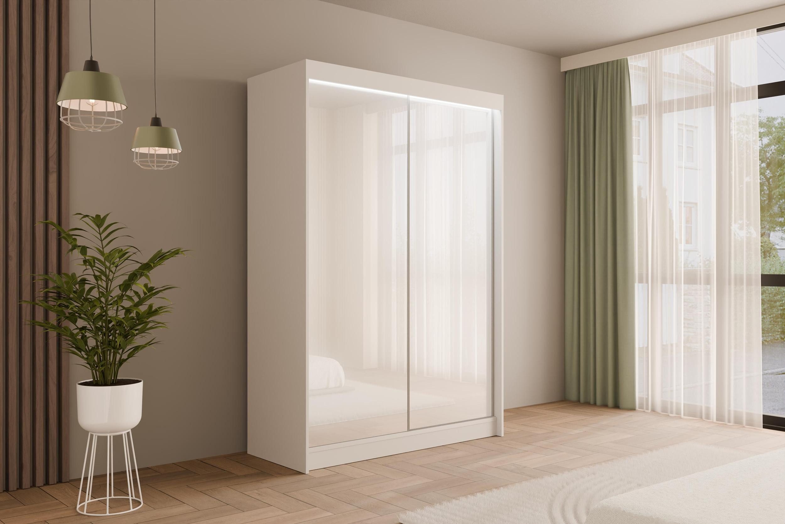 ALTDECOR Schiebetürenschrank PEKA (Kleiderschrank Garderobenschrank mit günstig online kaufen