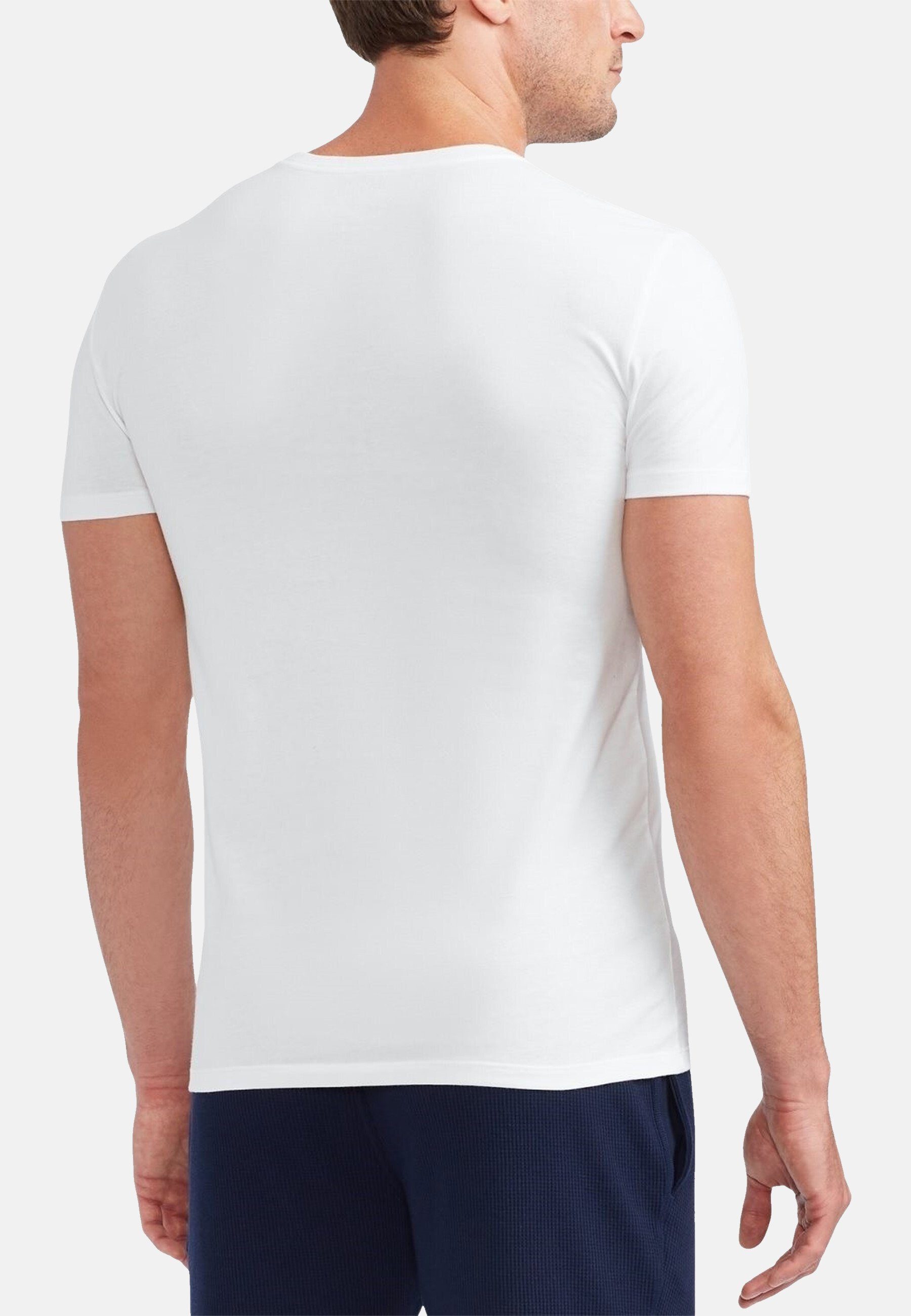 Polo Dreierpack (3-tlg) Basic Ralph Ralph im Kurzarmshirt T-Shirt Lauren weiß T-Shirt Lauren
