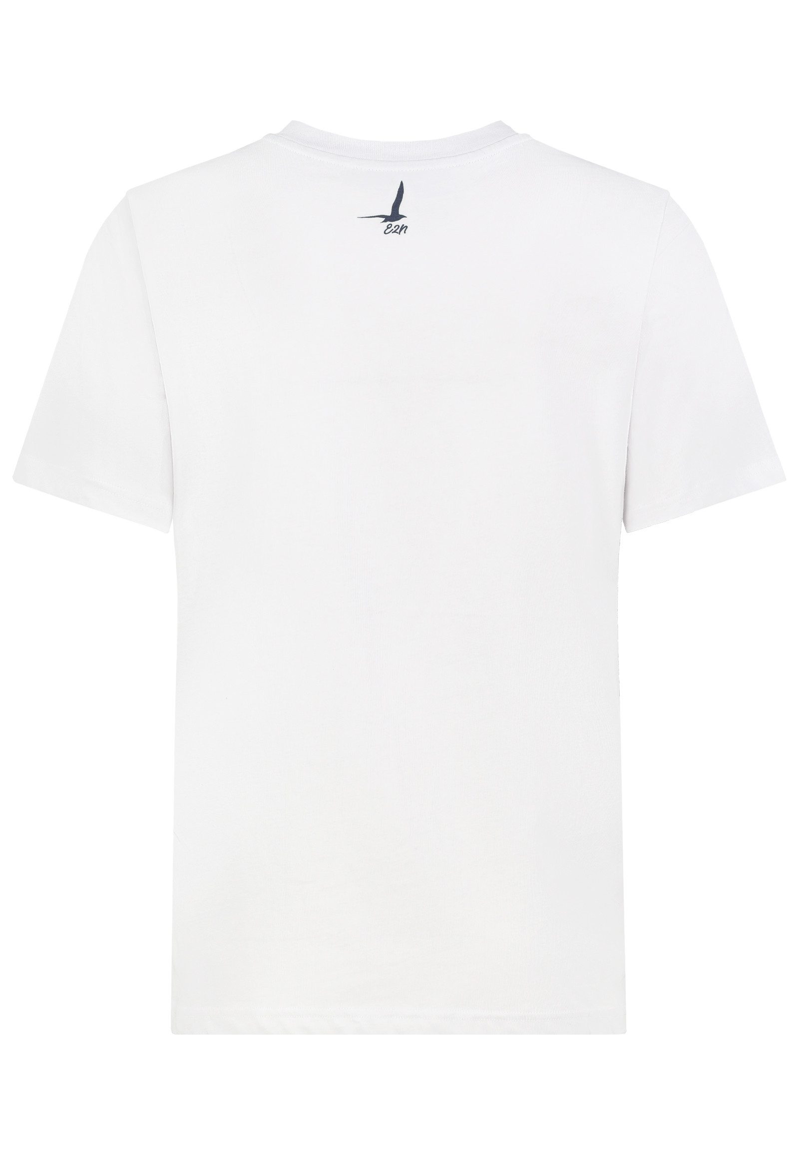 Eight2Nine T-Shirt Damen Baumwollshirt maritim Printshirt, maritime Motive: Anker, Moin, Strandkorb