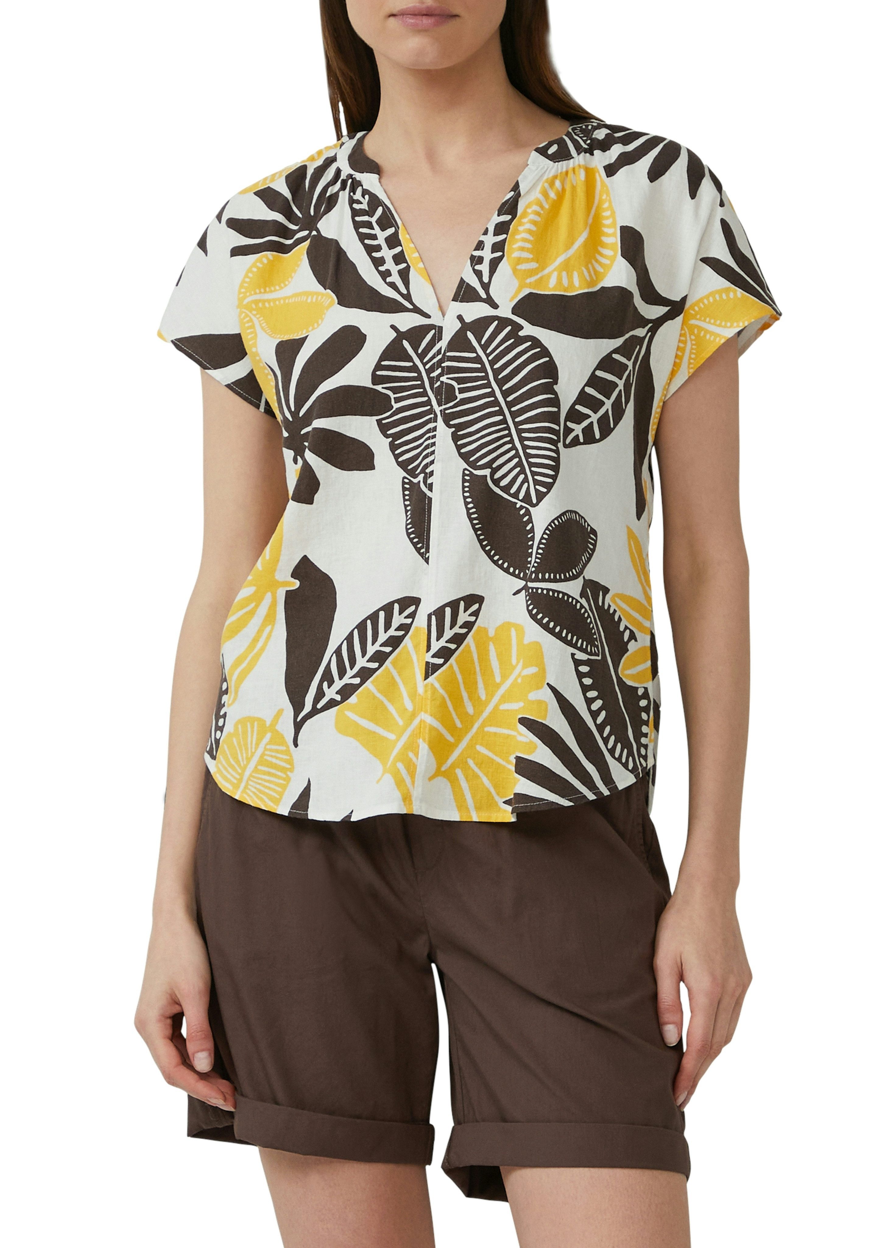 s.Oliver Kurzarmbluse mit All-Over Print