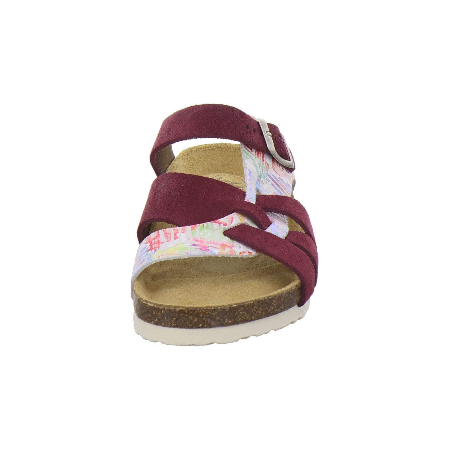 AFS-Schuhe 212290 Kralle Pantolette für Damen mit Fußbett, bequeme Sandalen aus Leder