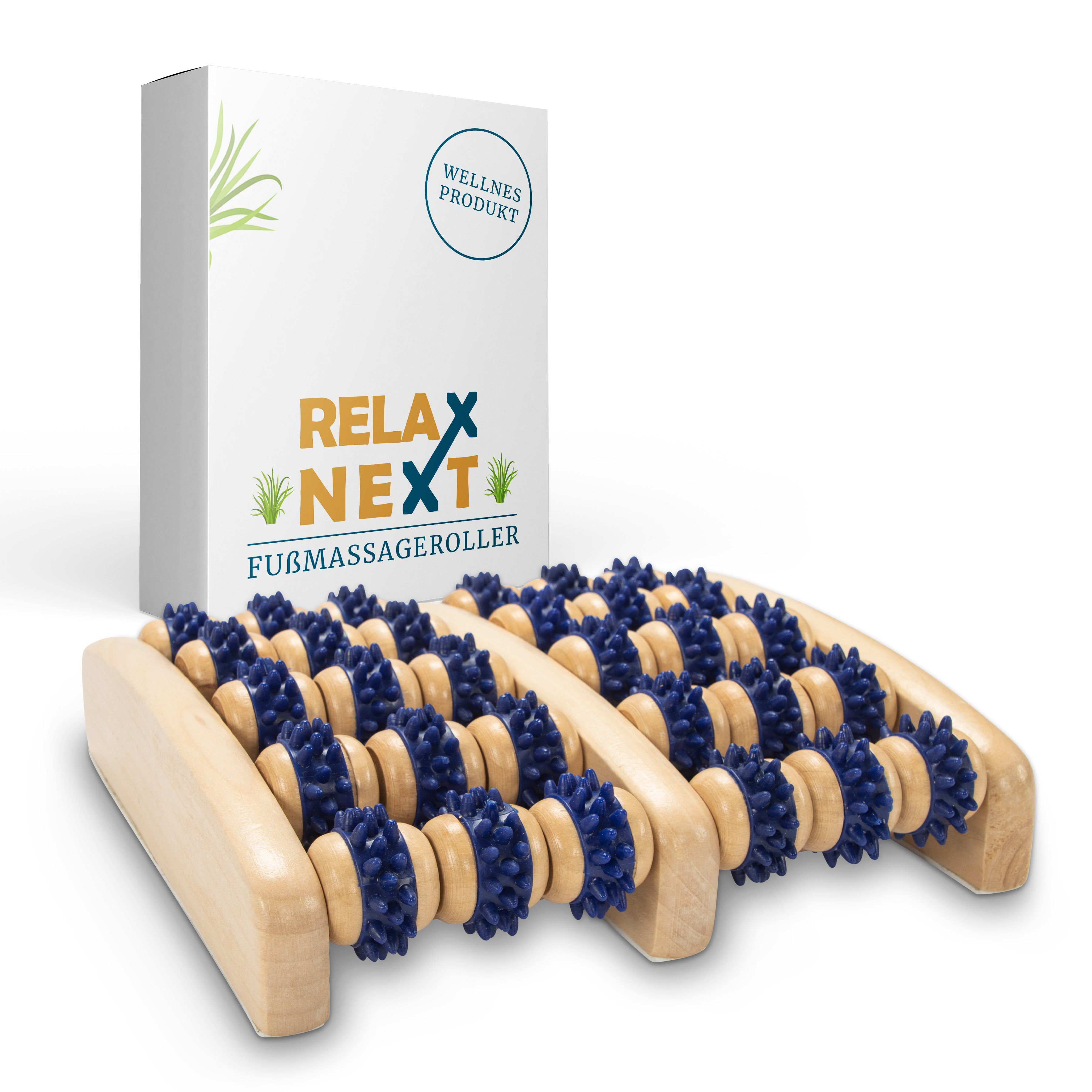 Fußmassagegerät Fußmassageroller aus Holz - auch als Geschenk