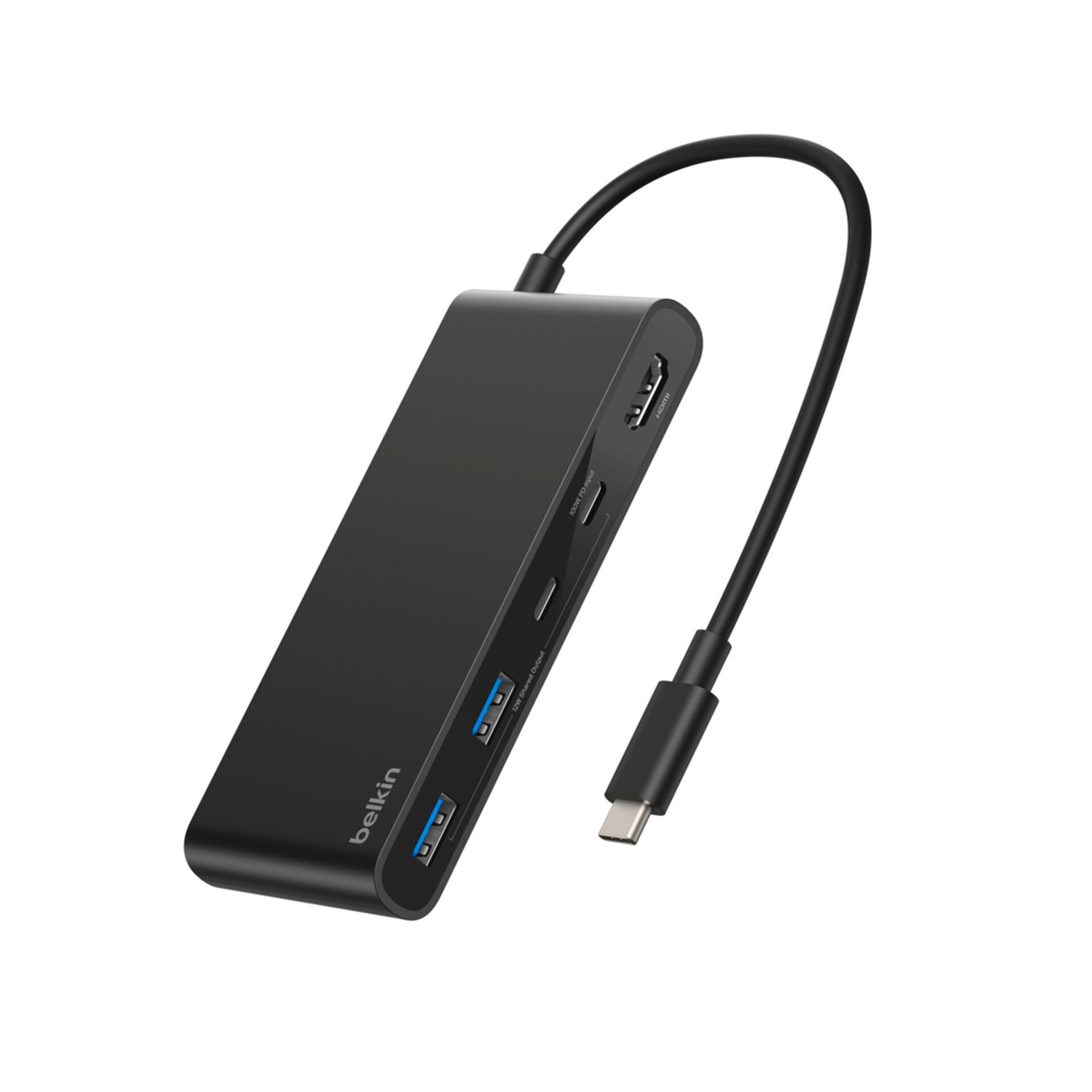Belkin Laptop-Dockingstation Connect 7-in-1 USB-C Hub mit Dual USB-C Ports