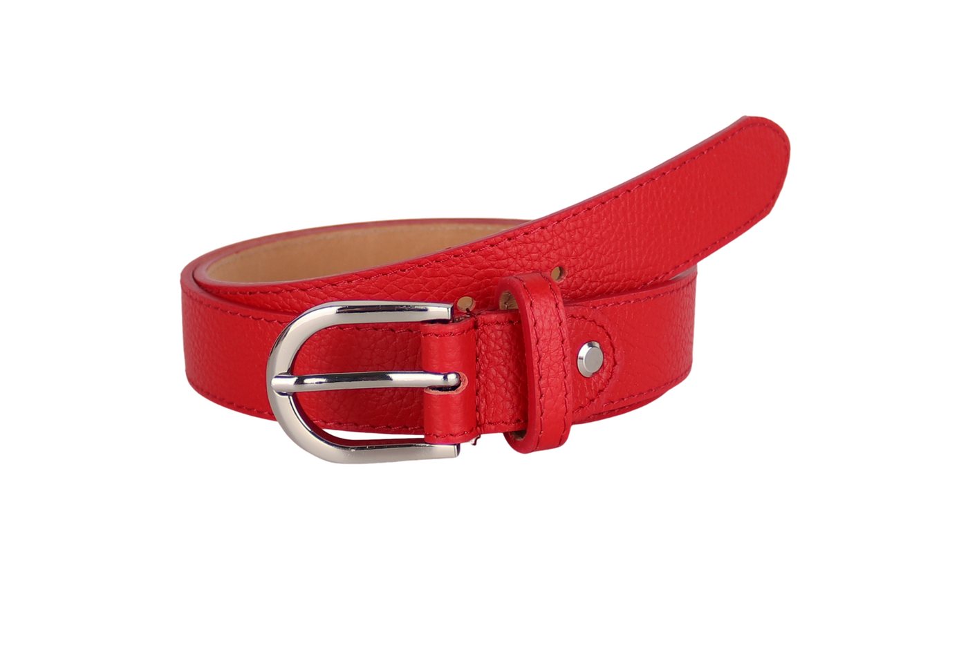 MIRROSI Ledergürtel Damen Herren Gürtel, Made in Italy, 3cm breit (Passt fast zu jeder Hosenschlaufe, aus Echtem Leder)