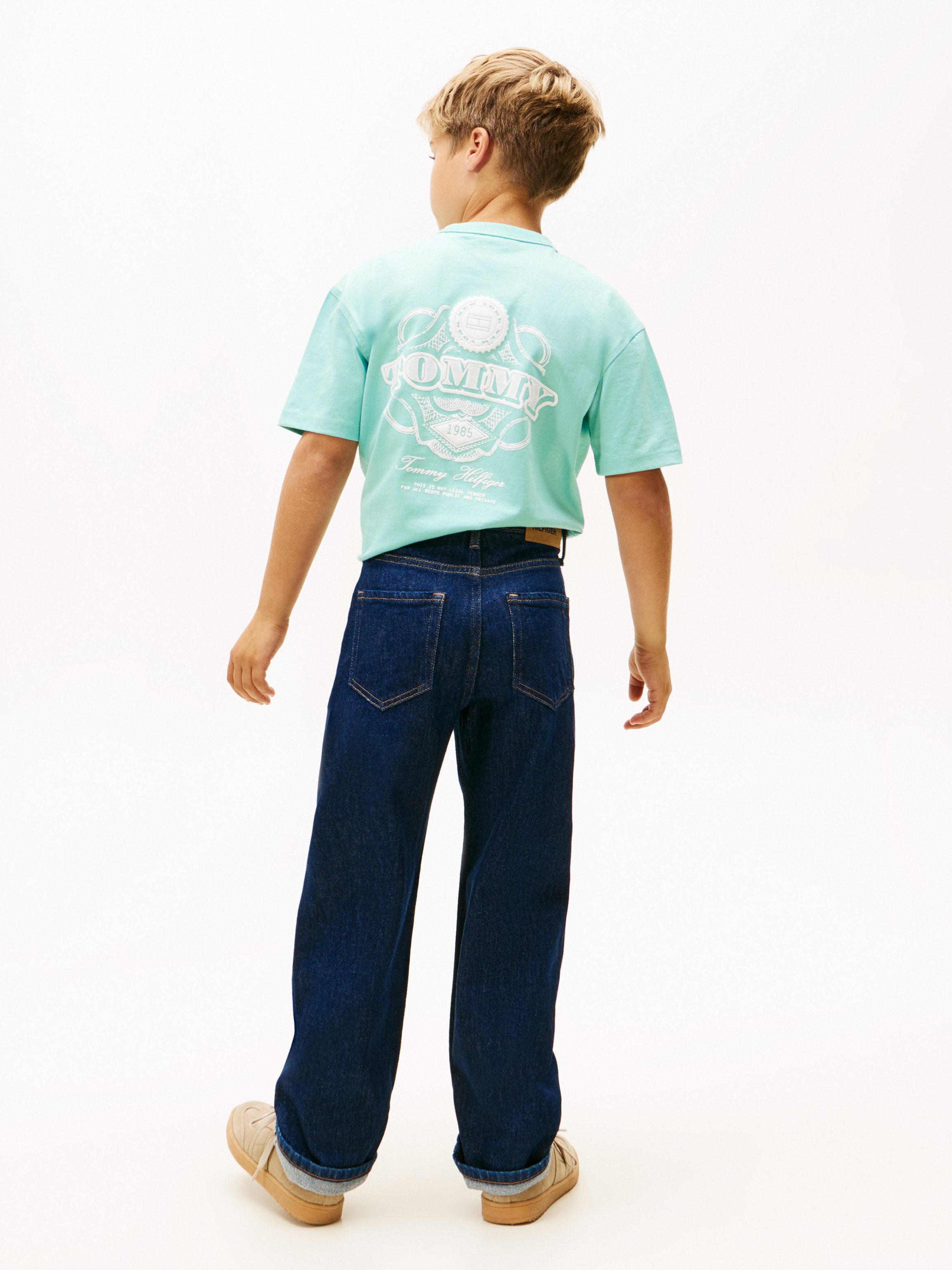 Tommy Hilfiger Gerade Jeans RELAXED RINSE JEANS Regular fit, für Kinder bis 16 Jahre – Bild 5 von 5