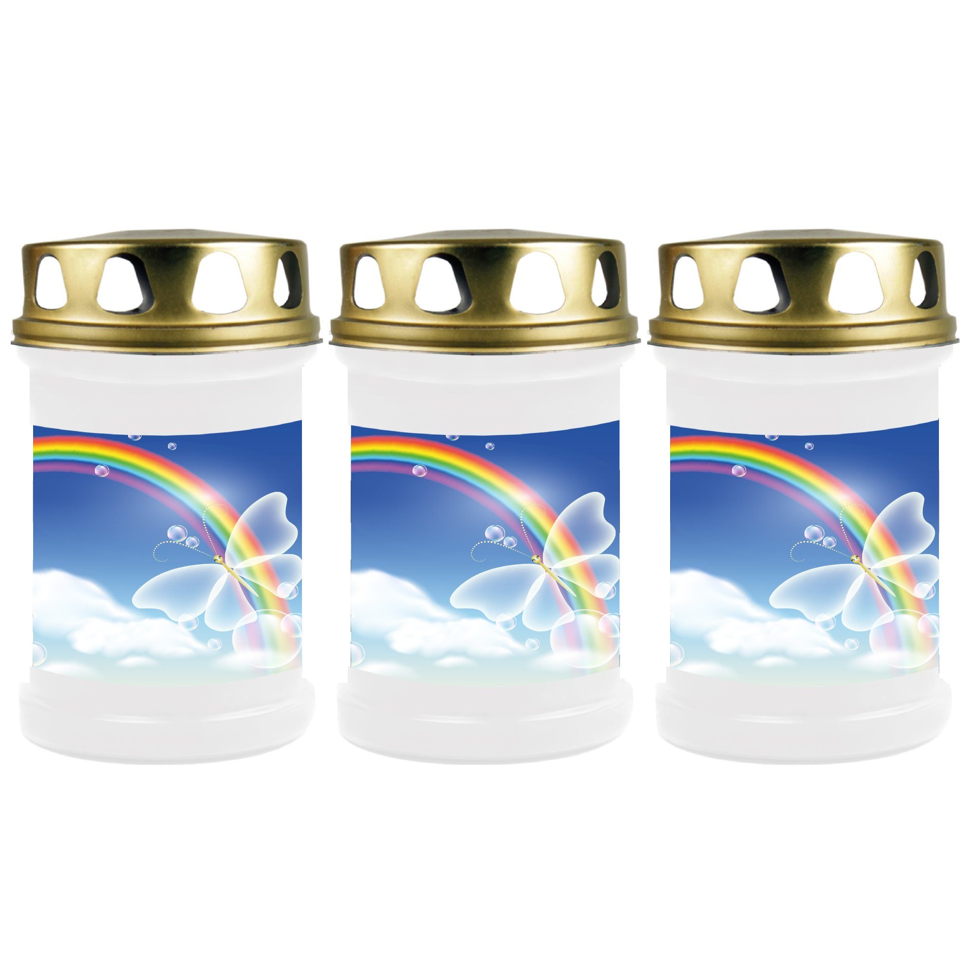 HS Candle Grabkerze GK-04210 (3-tlg), Grabkerze günstig online kaufen