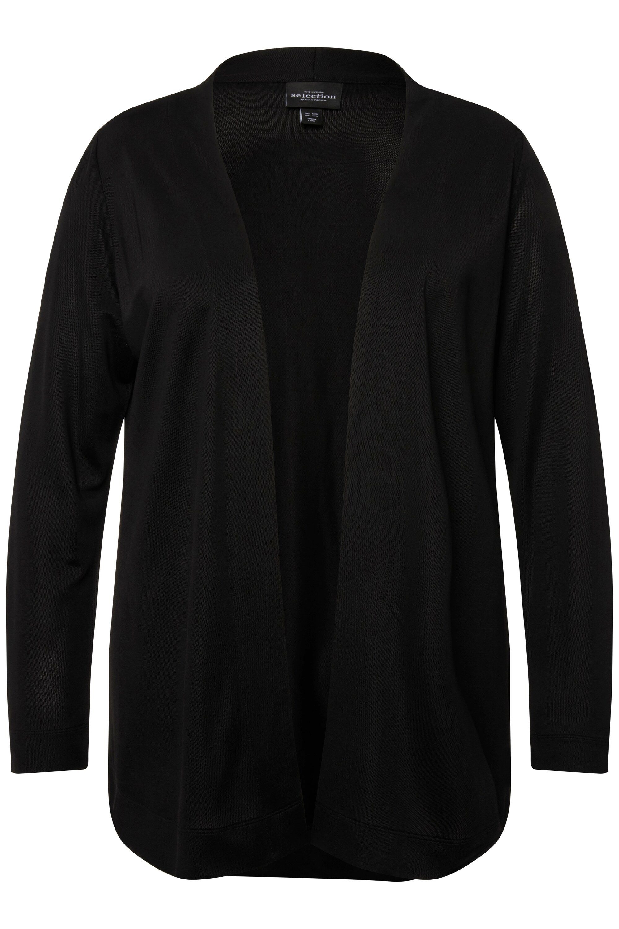 Ulla Popken Sommerjacke Slinkyjacke offene Form günstig online kaufen