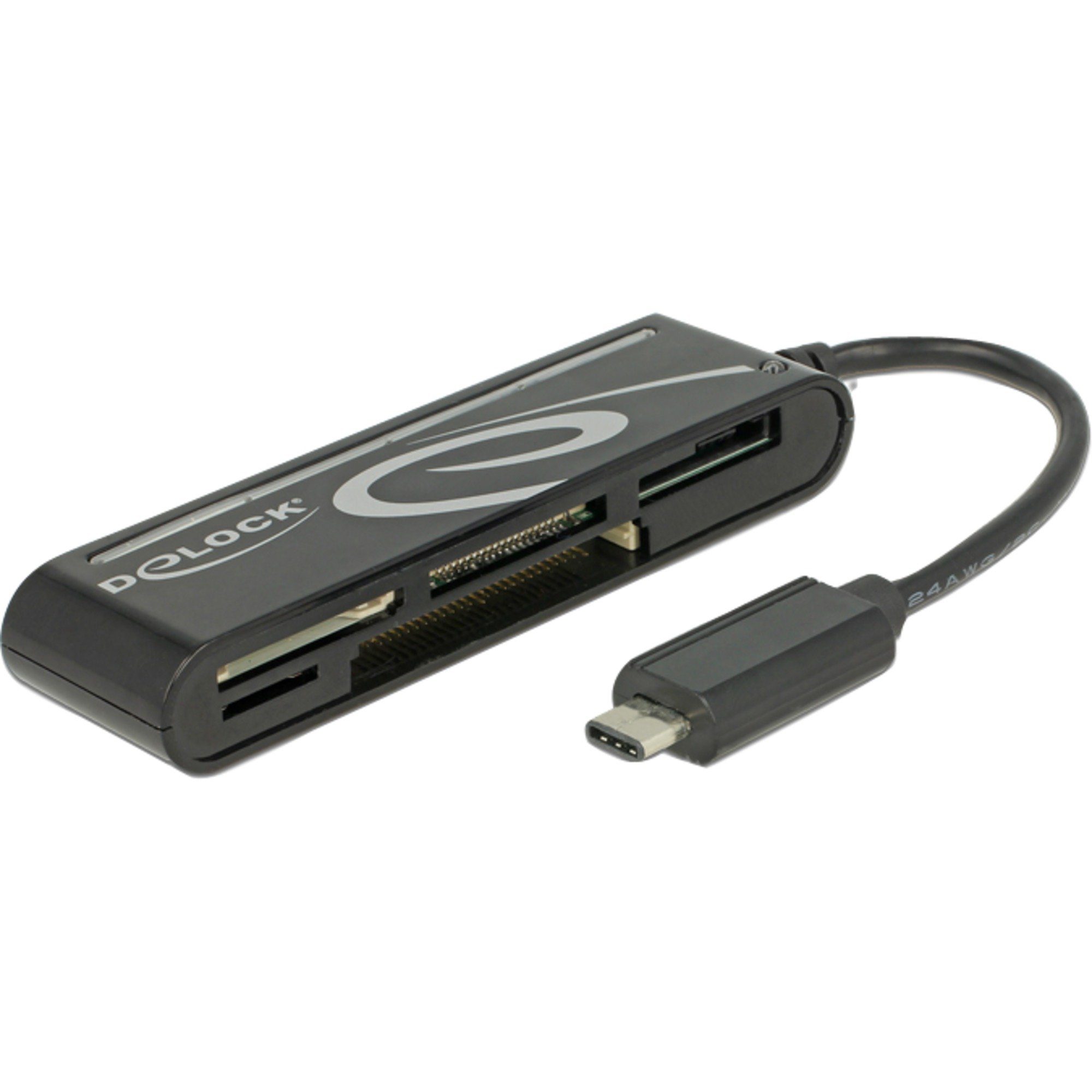 Speicherkartenleser DeLOCK USB-C Card Reader, Kartenleser, (Retail)