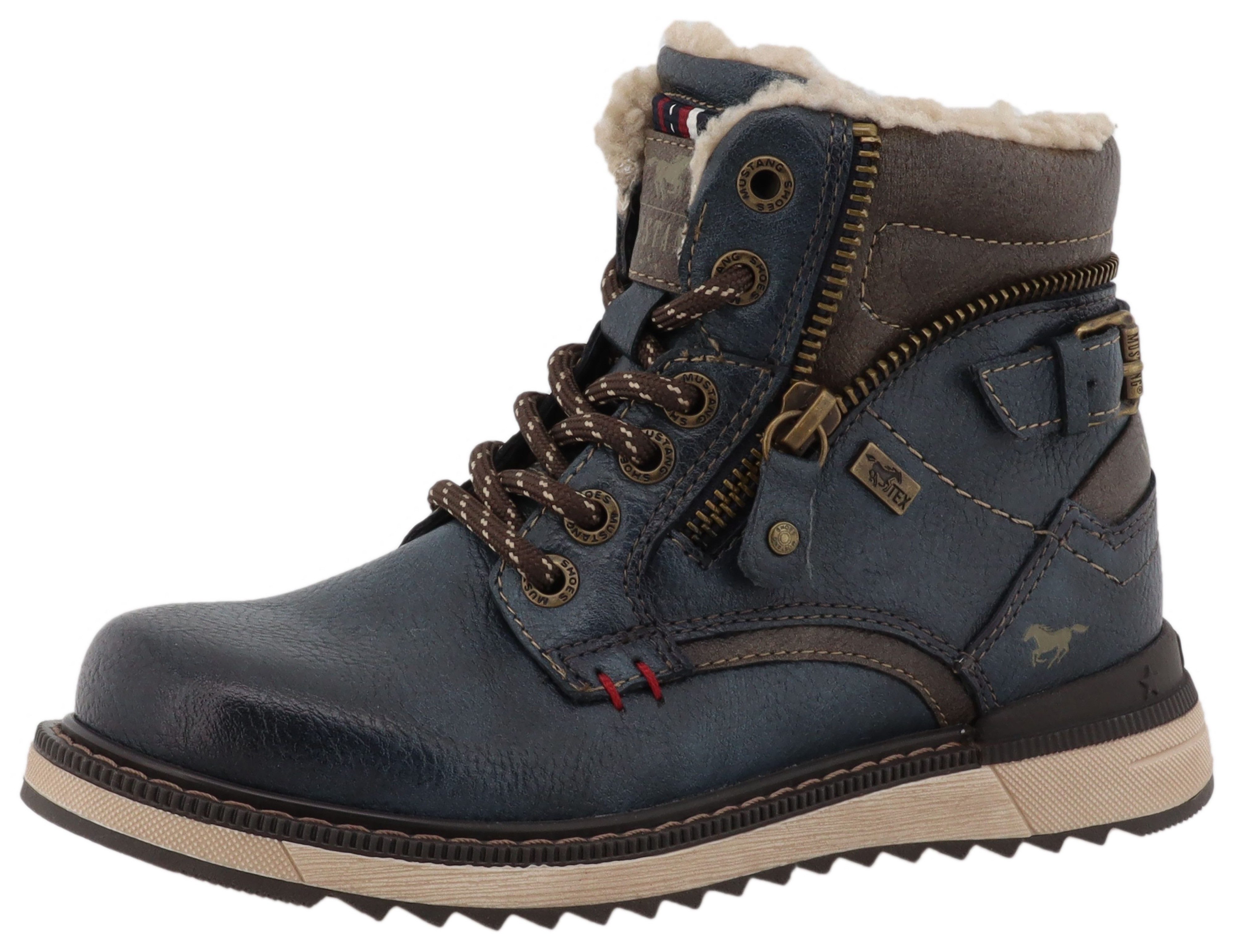 Mustang Shoes Donato Winterboots Schnürboots, Outdoorboots mit TEX-Membrane