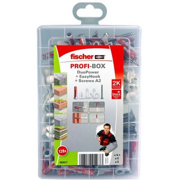 Fischer Universaldübel ProfiBox DuoPower + EasyHook + Schraube A2