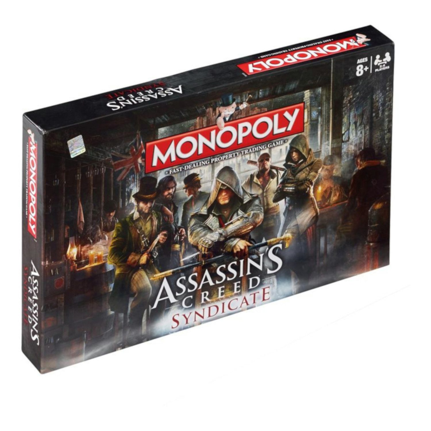 Winning Moves Spiel Monopoly Assassin's Creed Syndicate (englisch), Brettspiel, englische Ausgabe