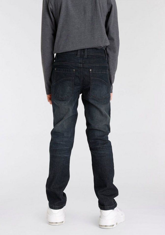 Arizona Stretch-Jeans, regular fit mit geradem Bein, In authentischer  Waschung mit innen verstellbarem Bund