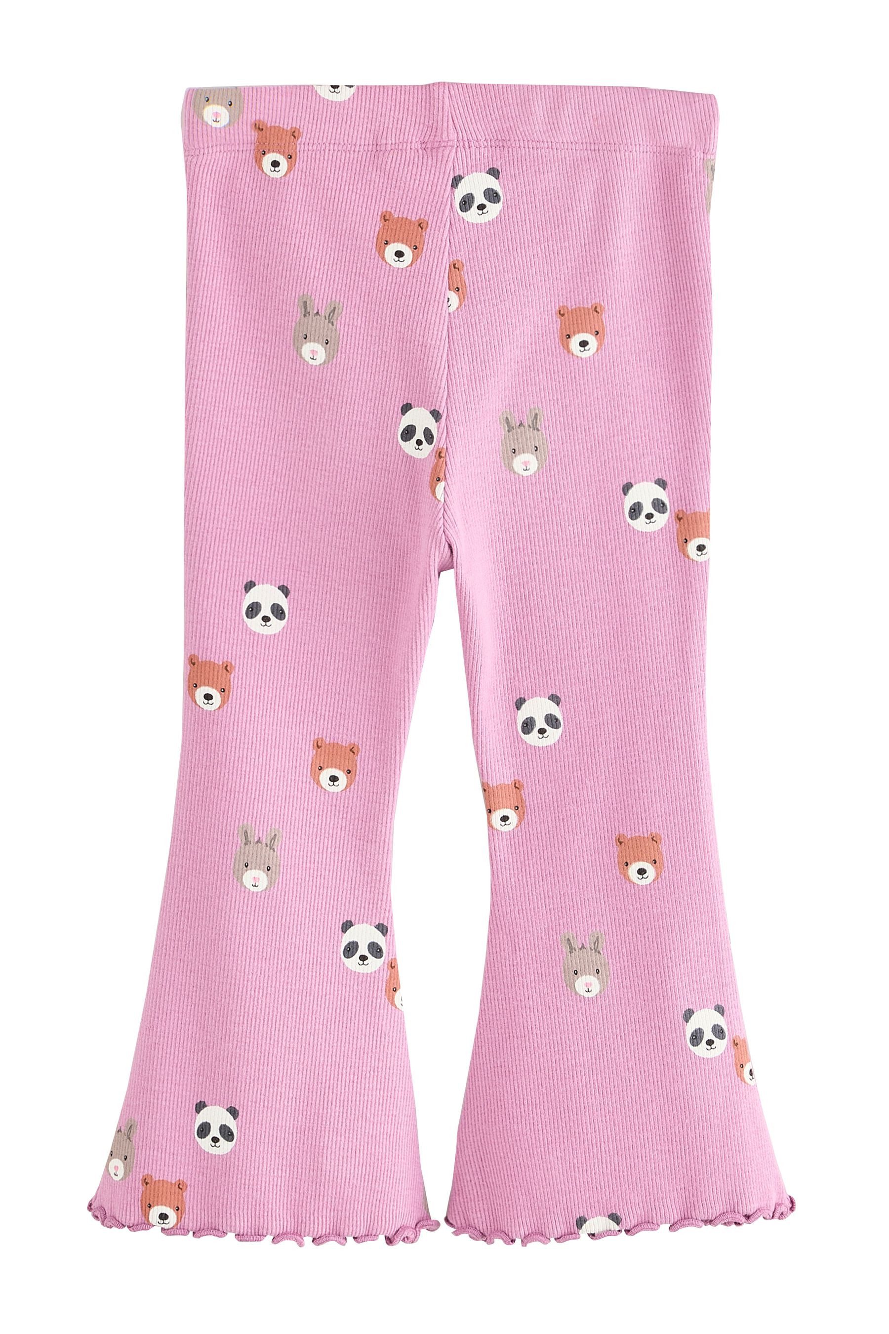 Next Leggings Gerippte Leggings mit ausgestelltem günstig online kaufen