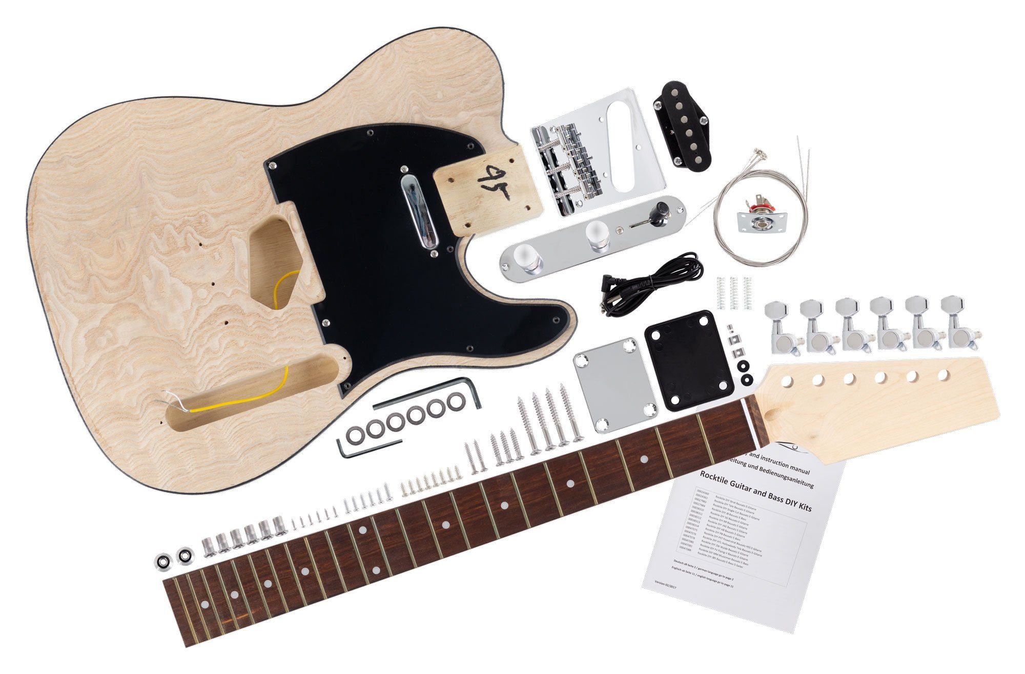 E-Gitarre "Do-it-yourself" DIY Bausatz