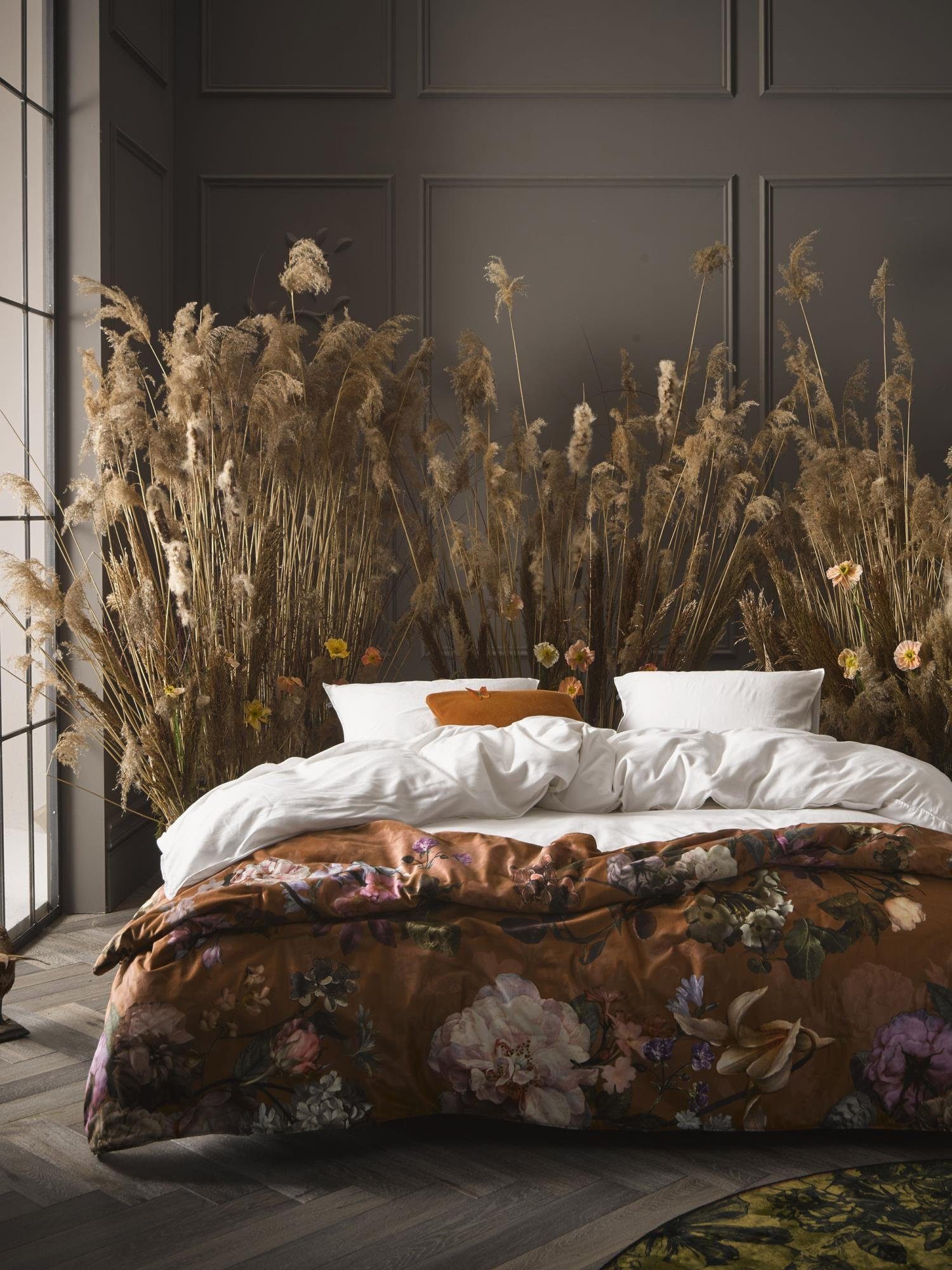 Essenza Tagesdecke Fleur, mit Blumenprint