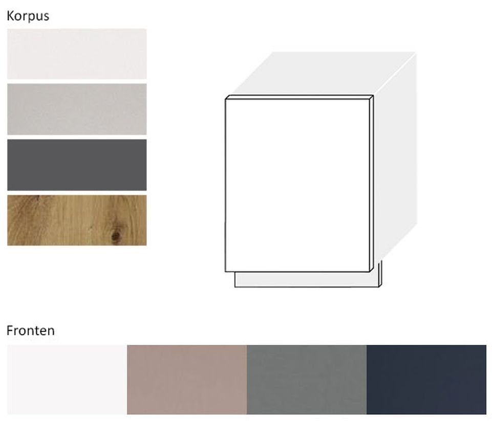 Frontblende Bonn, Geschirrspülerfront B/T/H: 60cm / 1,9cm / 71,3cm