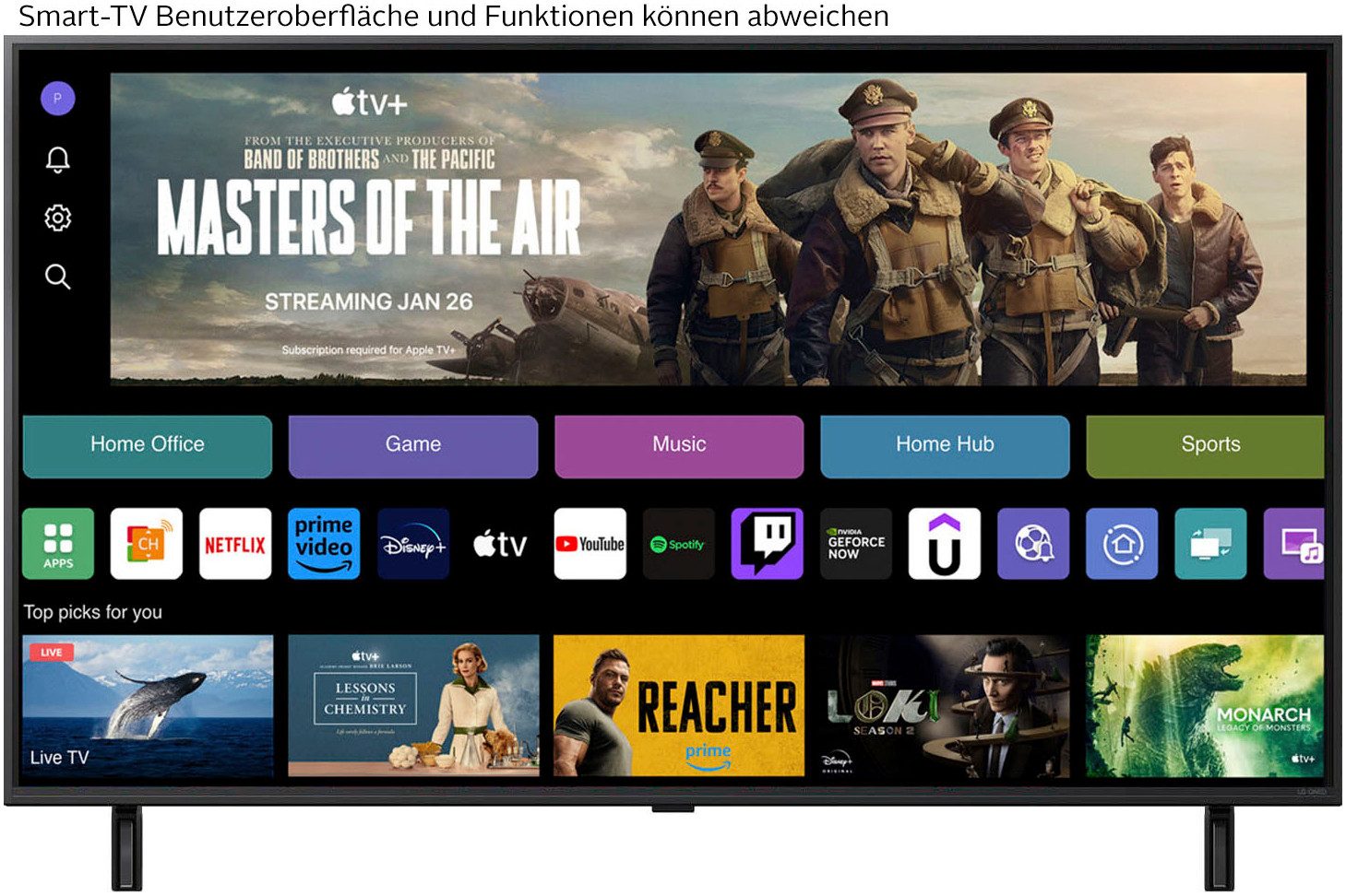 LG 50QNED80A6A QNED-Fernseher (126 cm/50 Zoll, 4K Ultra HD, Smart-TV)