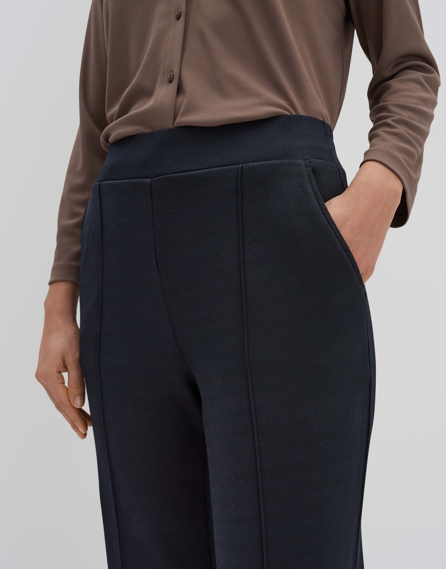 someday Stoffhose CENYA DETAIL mit Pin-tuck Detail