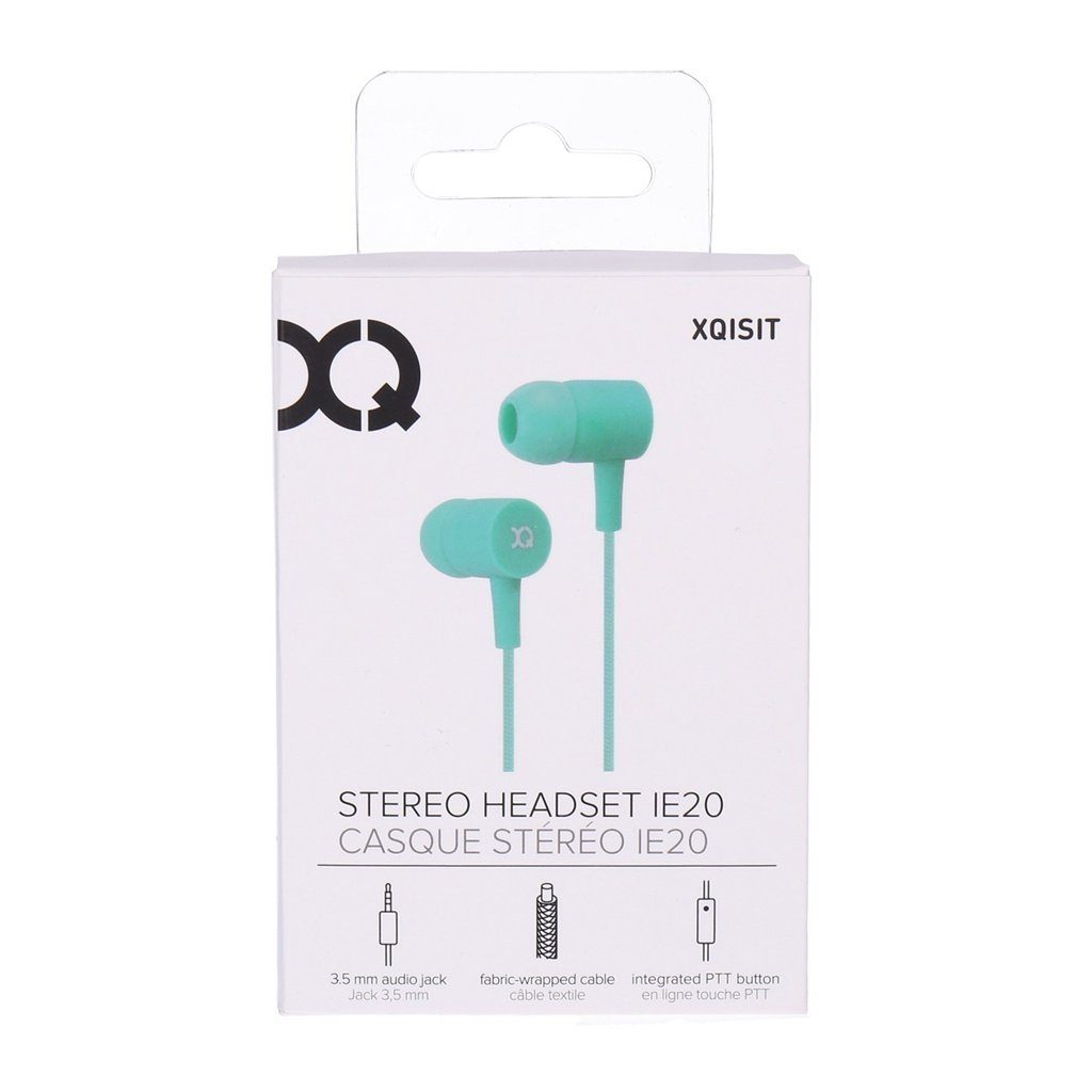 exquisit iE H20 In-Ear Headset mint In-Ear-Kopfhörer