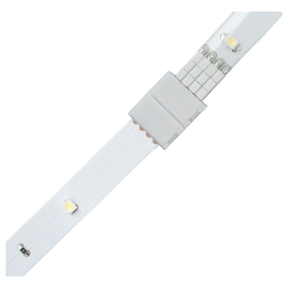 für aus 1-flammig, 2er YourLED gekürzte Streifen Clip-Verbinder Kunststoff auf LED Pack ungekü, Stripe LED Paulmann