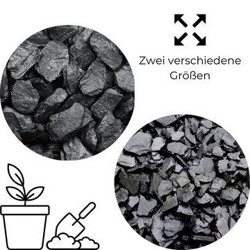 GarPet Dekokies Schiefersplitt schwarz 25 Kg 10-20 mm