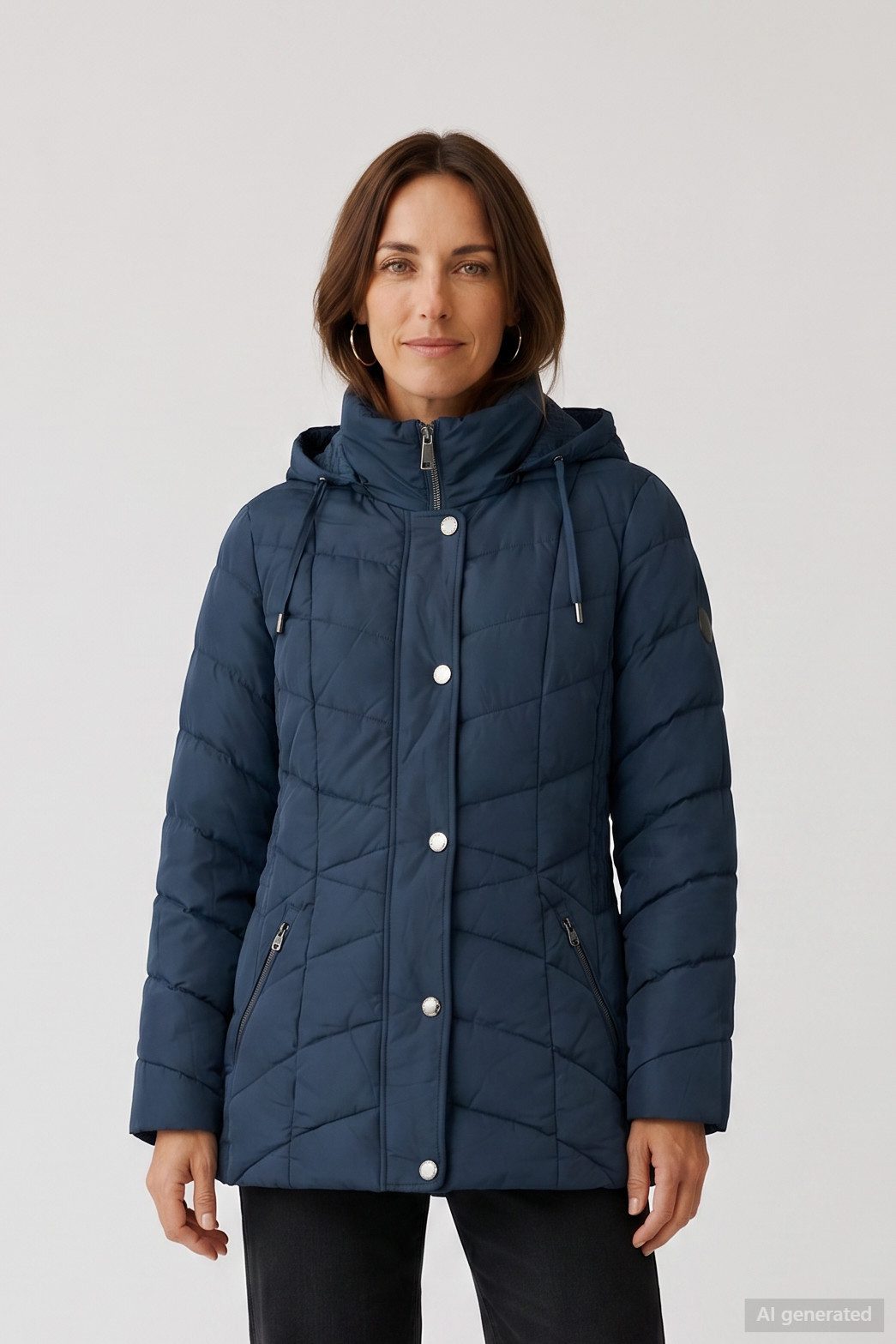 Barbara Lebek Steppjacke wattierte Damenjacke, Herbstjacke oder Übergangsjacke