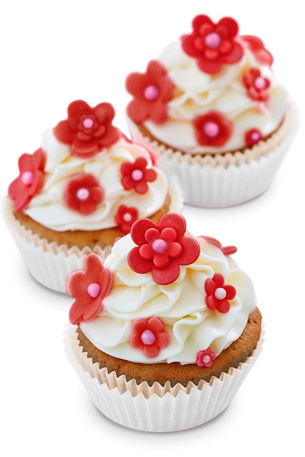Dr. Oetker Küchenhelfer Ausstechform Dr. Oetker - Dekor- Ausstecher für Fondant Marzipan 4er Set Blumen, (Set bestehend aus 4 Ausstechern)
