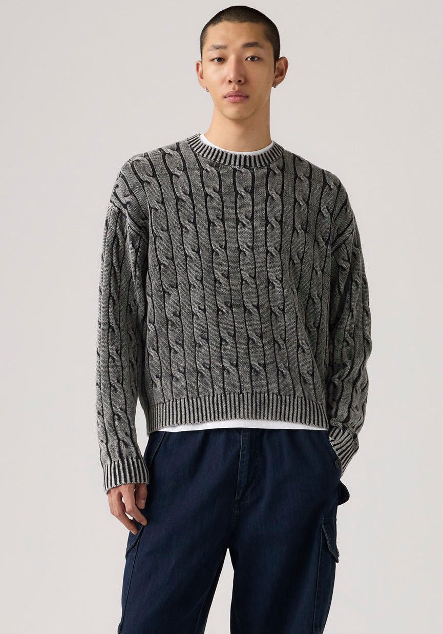 Levi's® Strickpullover CARMEL CABLE CREW mit Strickmuster