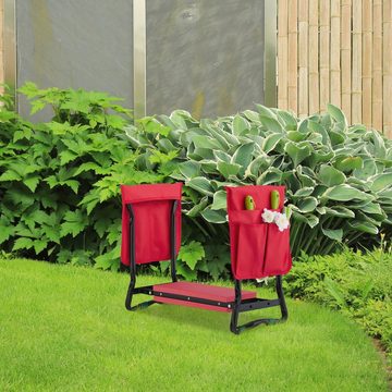 relaxdays Kniebank Kniebank für Gartenarbeit, BxLxH: 65x32x50 cm