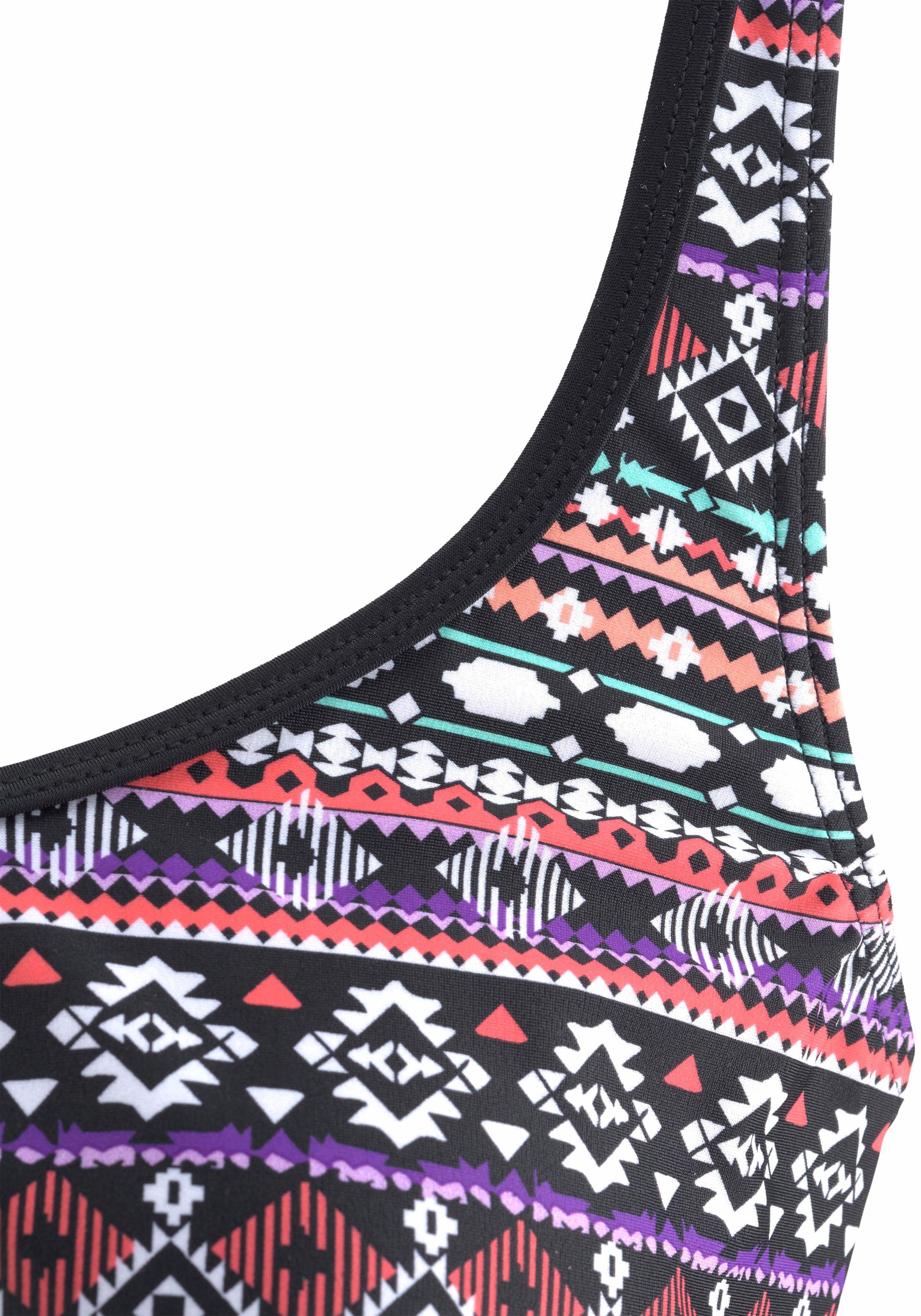 LASCANA Oversize-Tankini im angesagten Ethno-Look