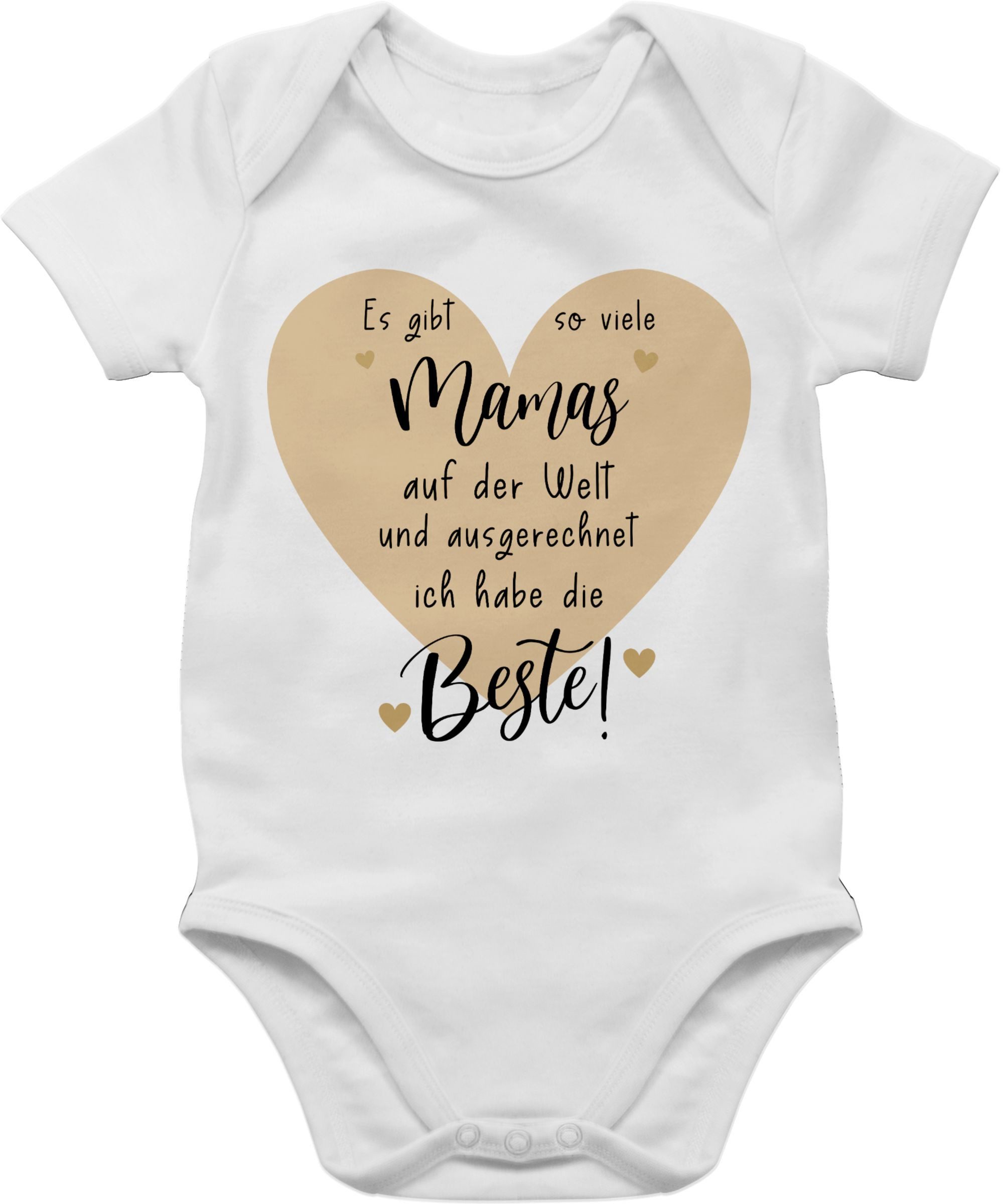 Shirtracer Shirtbody Es gibt so viele Mamas auf der Welt und ausgerechnet ich habe die Best Mama