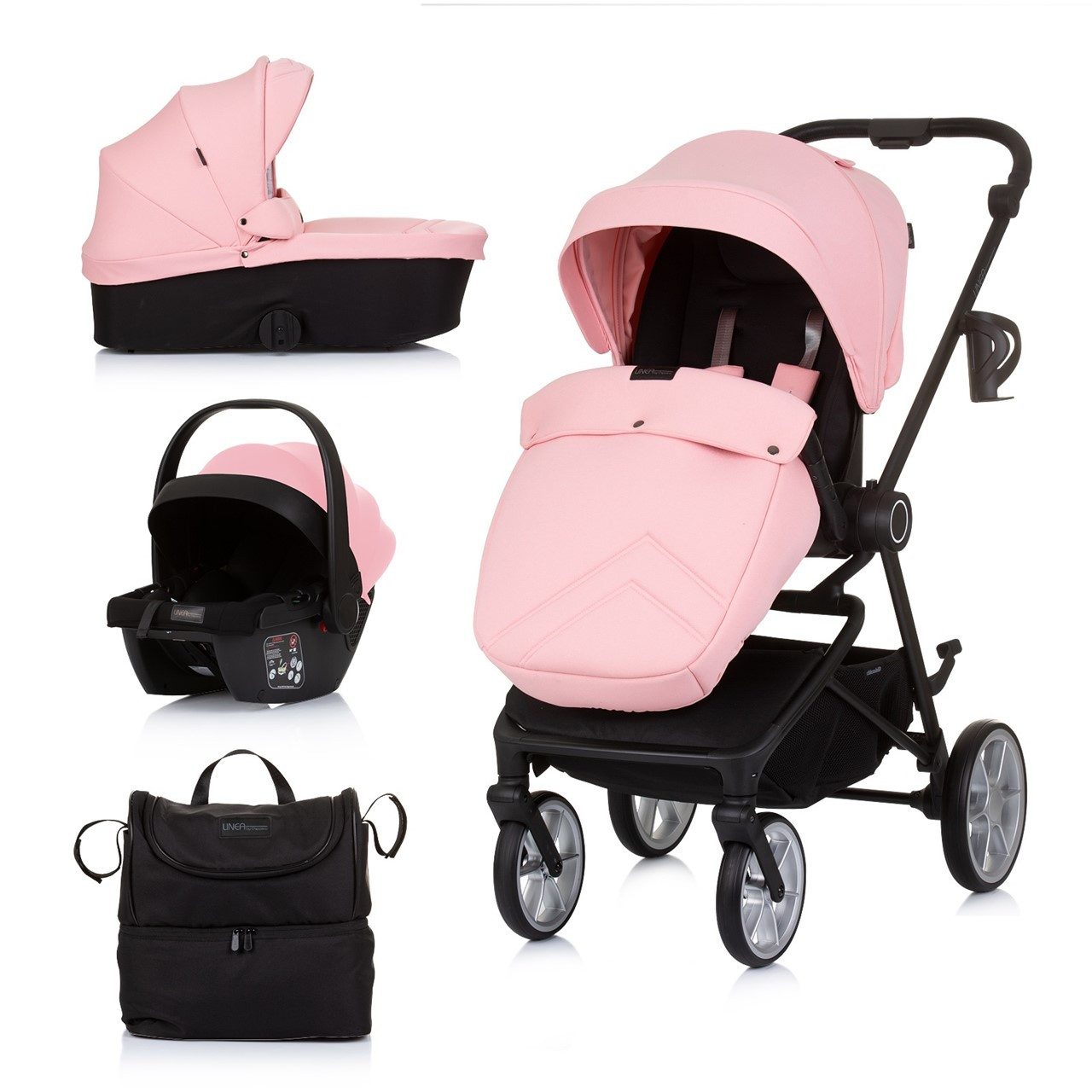 Kombi-Kinderwagen 3 in 1 Kombikinderwagen Linea