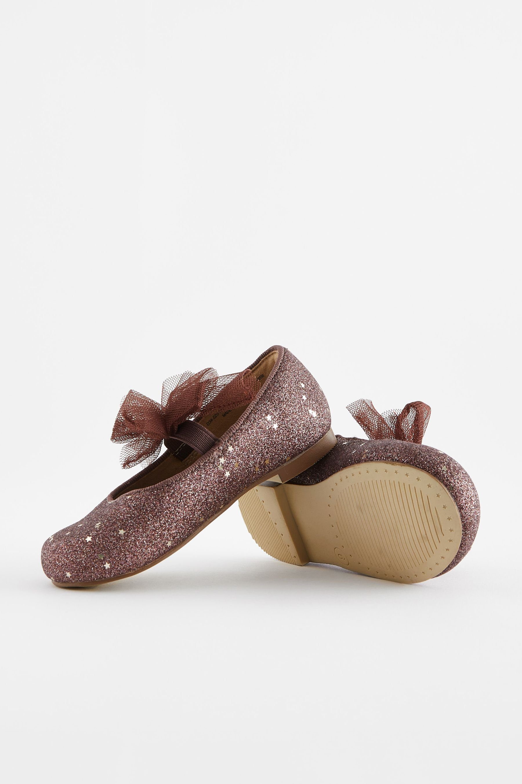 mit Mary-Jane-Schuhe Pink Festliche Schleife T-Strap-Sandale Next Fig (1-tlg)